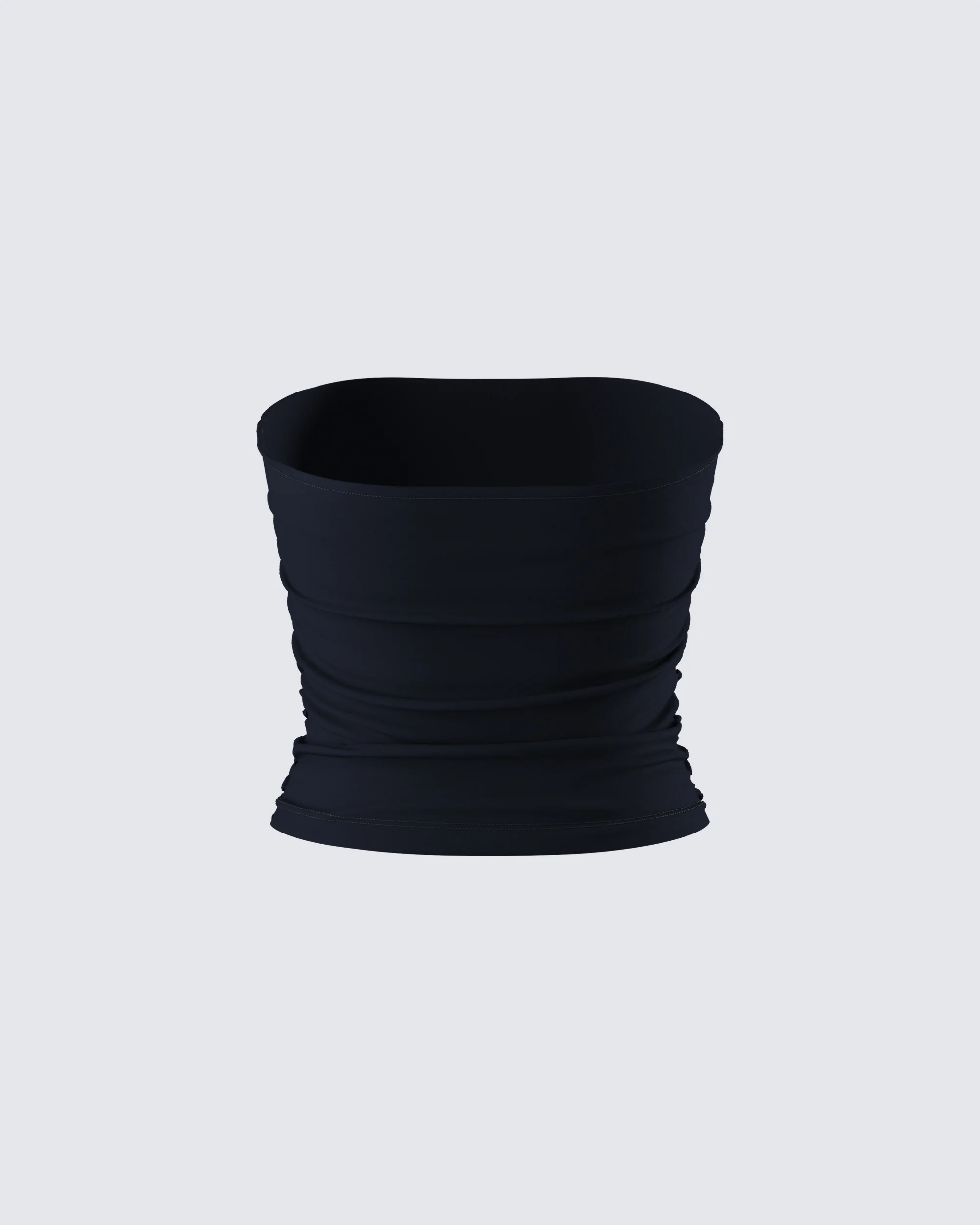 Aaliyah Black Jersey Tube Top - Image 3