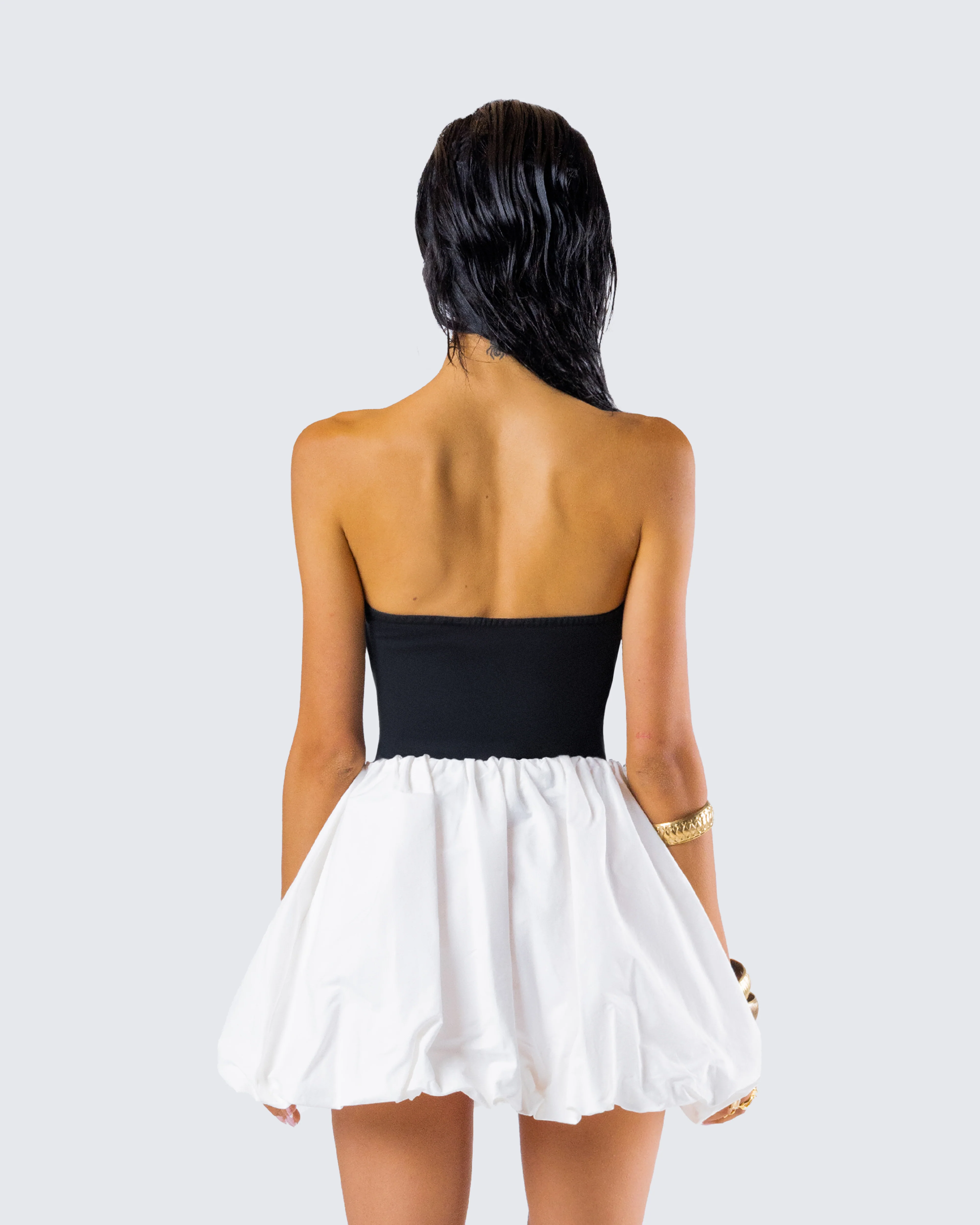Aaliyah Black Jersey Tube Top - Image 7