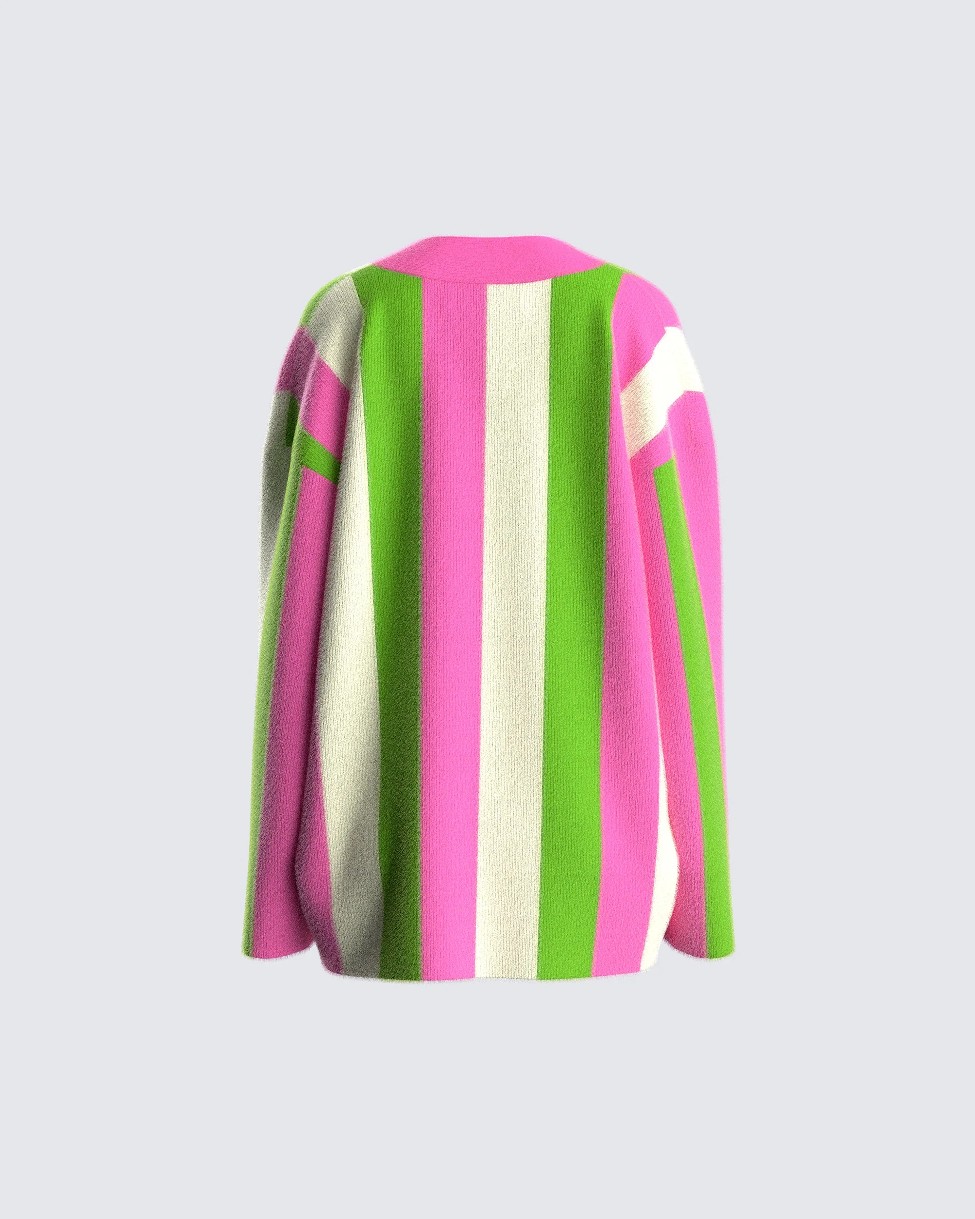 Abbie Multi Striped Cardigan - Image 3