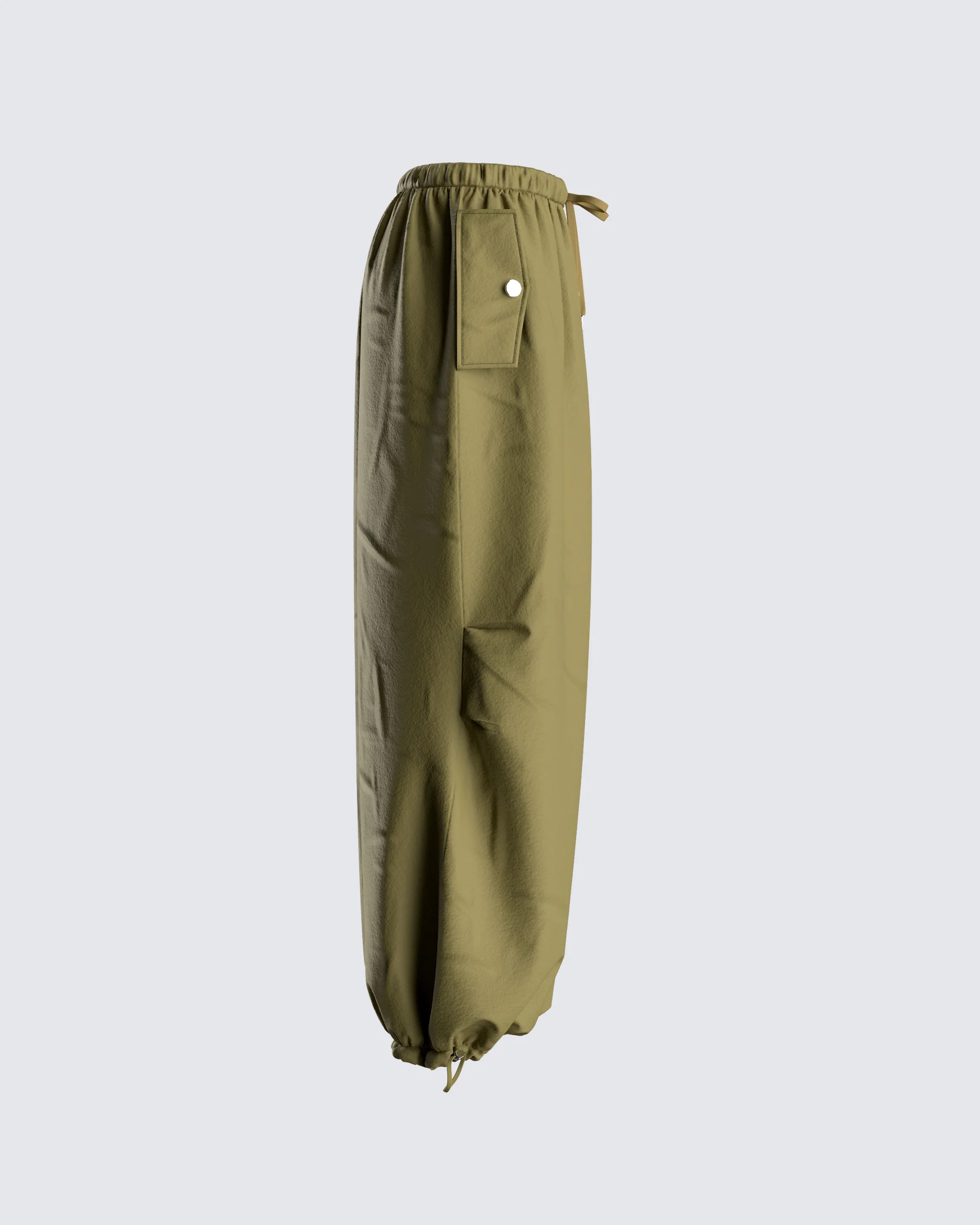 Adriana Green Parachute Pant - Image 2