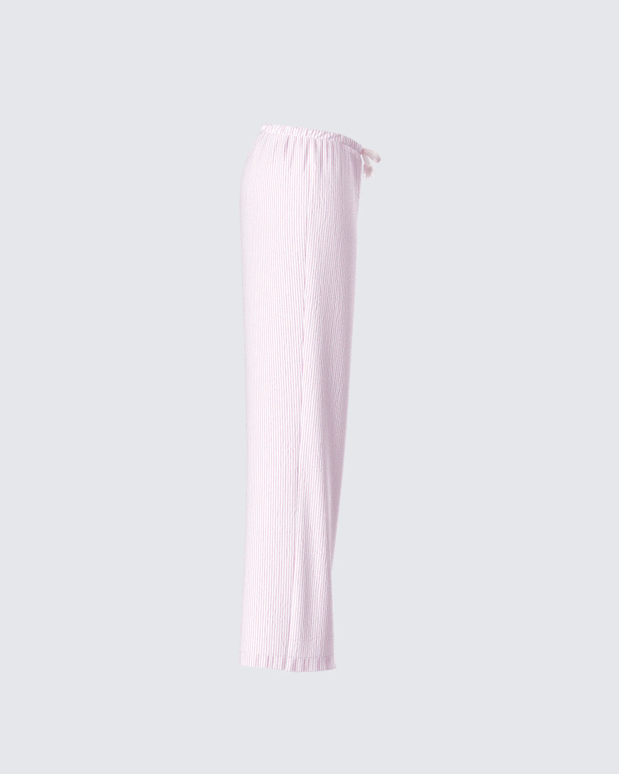 Akia Pink Stripe Drawstring Pant - Image 2