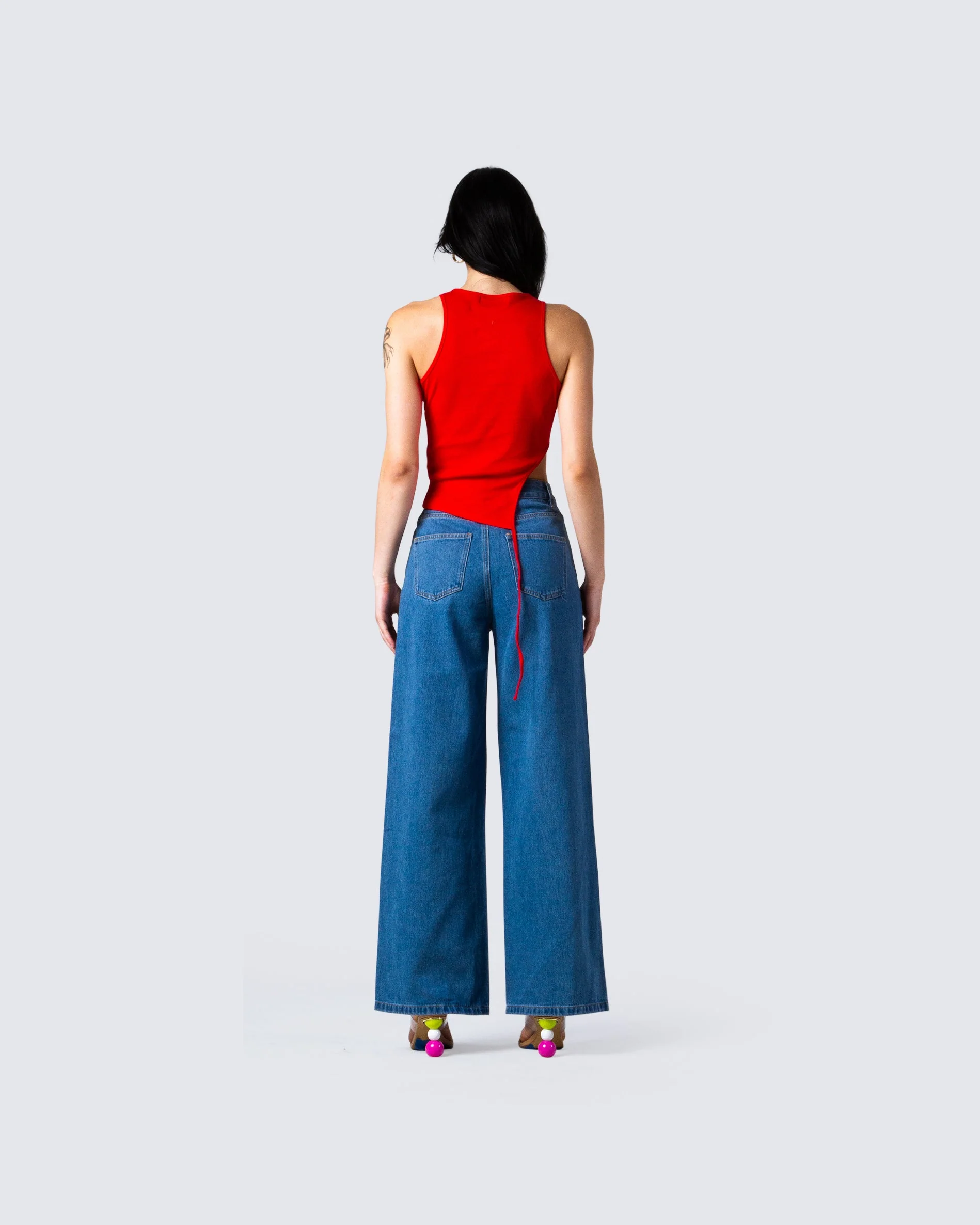 Allen Red Cut Away Tank - Image 6