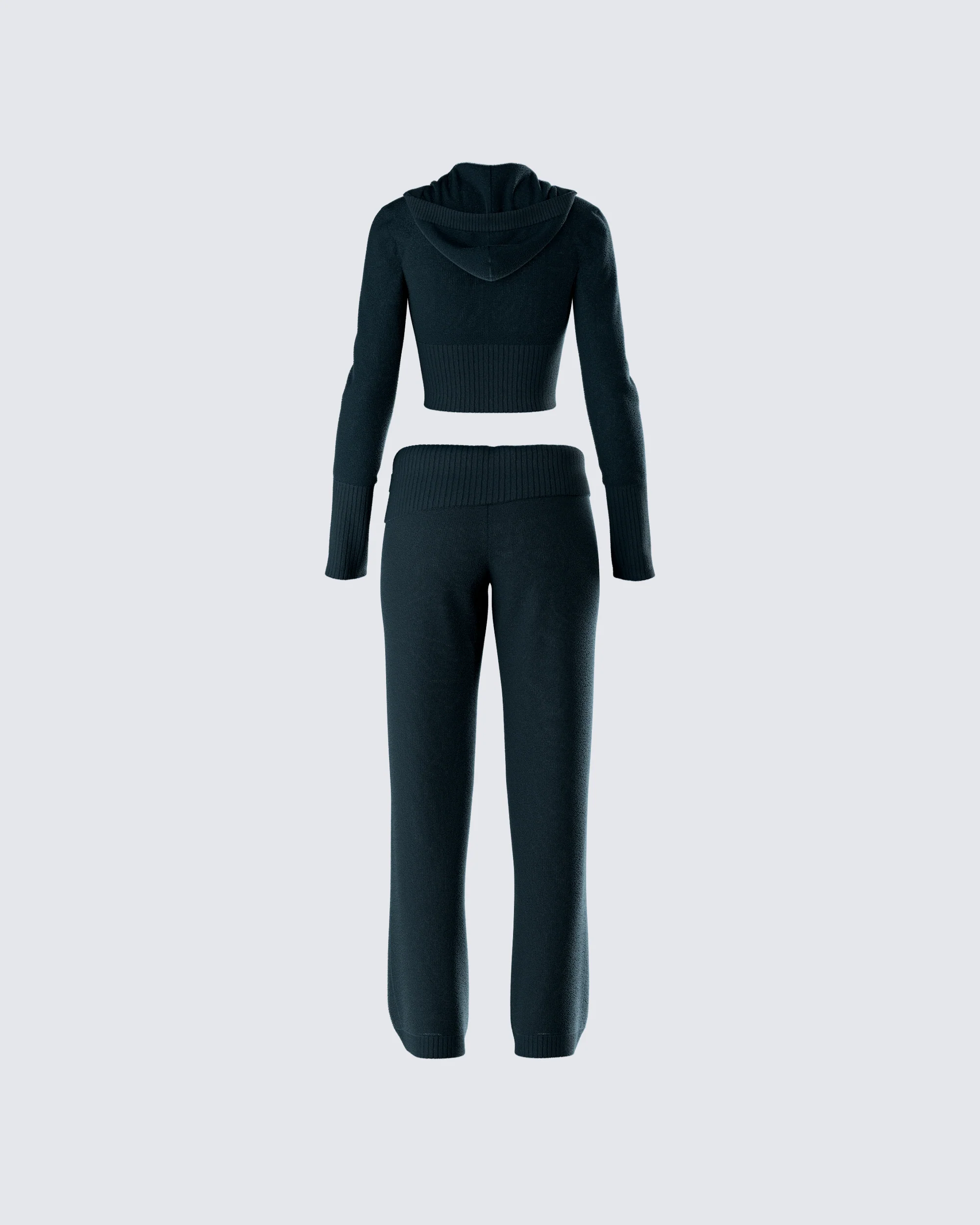 Alyssa Black Knit Set - Image 3