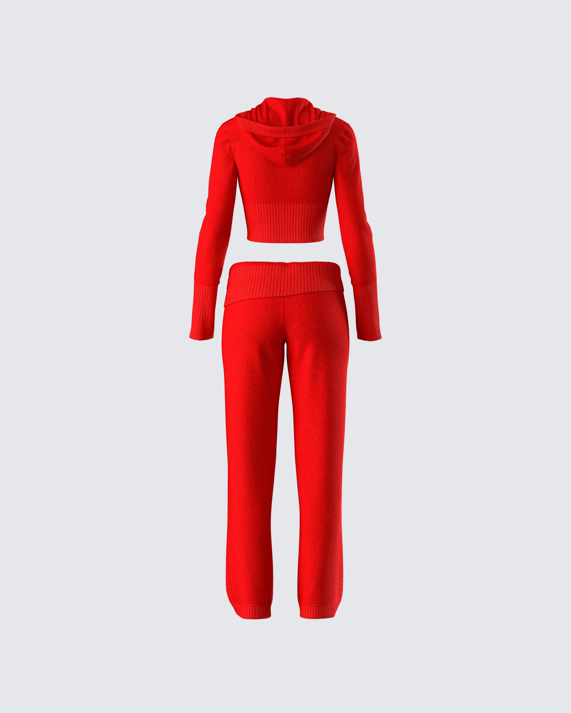 Alyssa Red Knit Set - Image 3