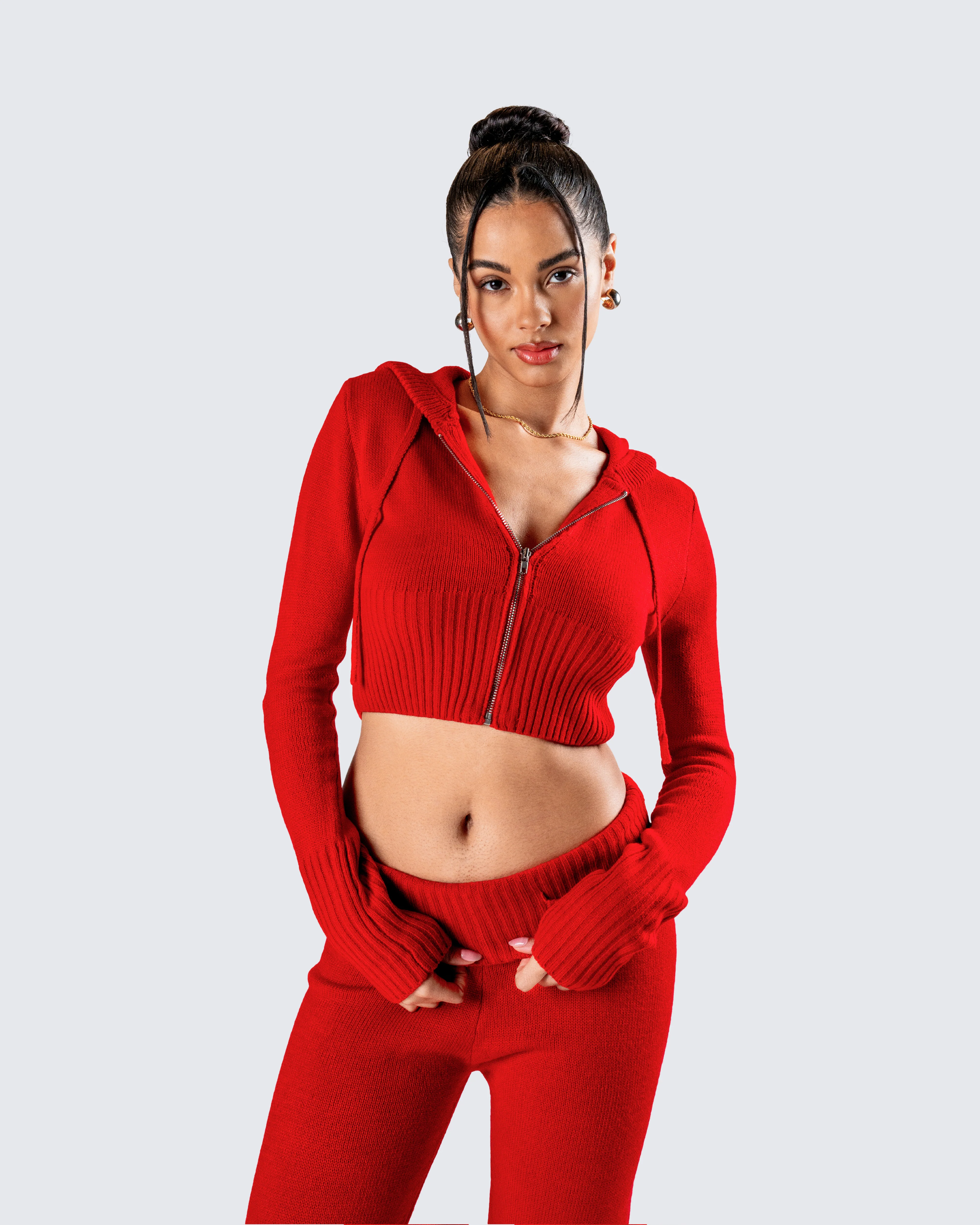 Alyssa Red Knit Set - Image 9