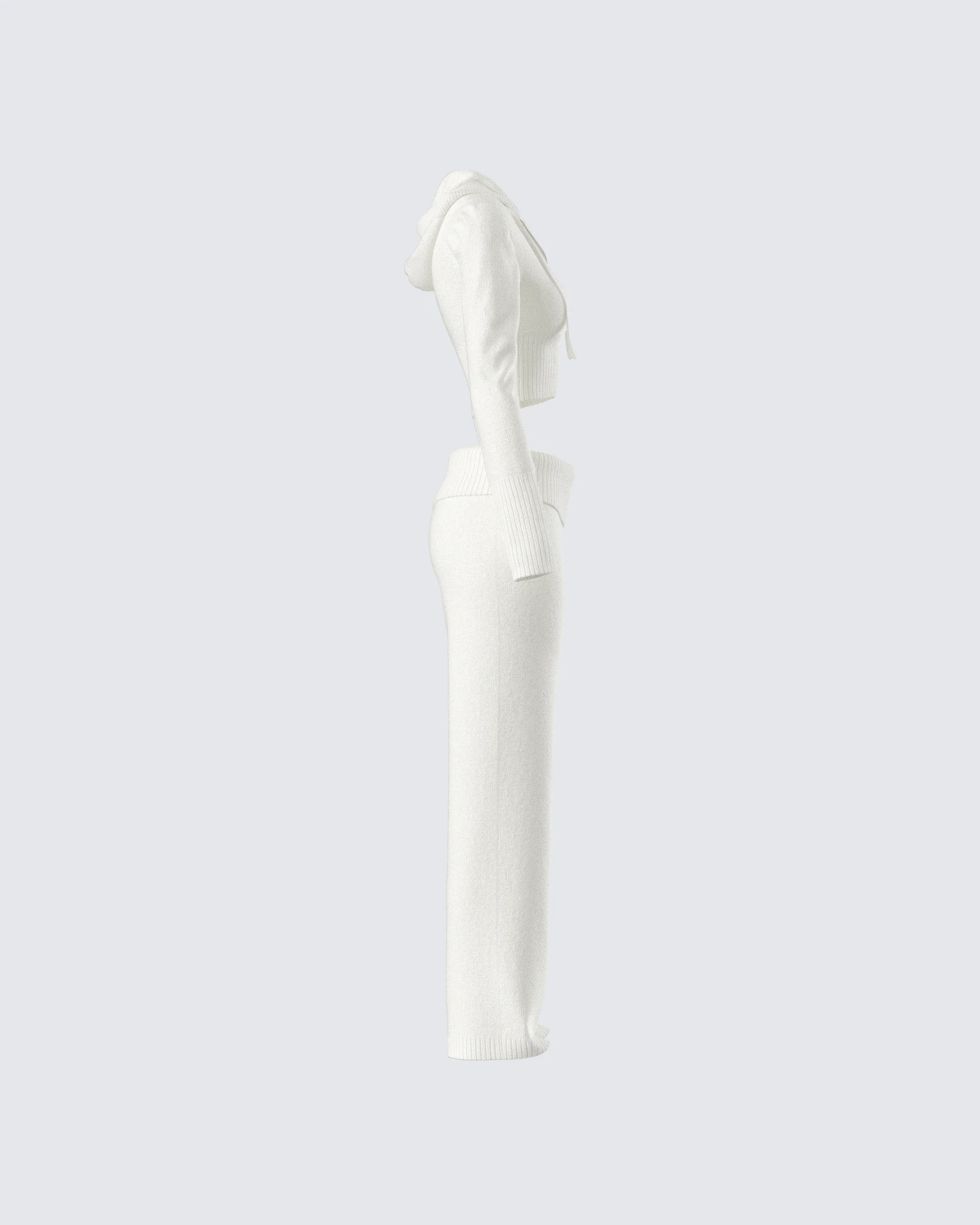 Alyssa White Knit Set - Image 2