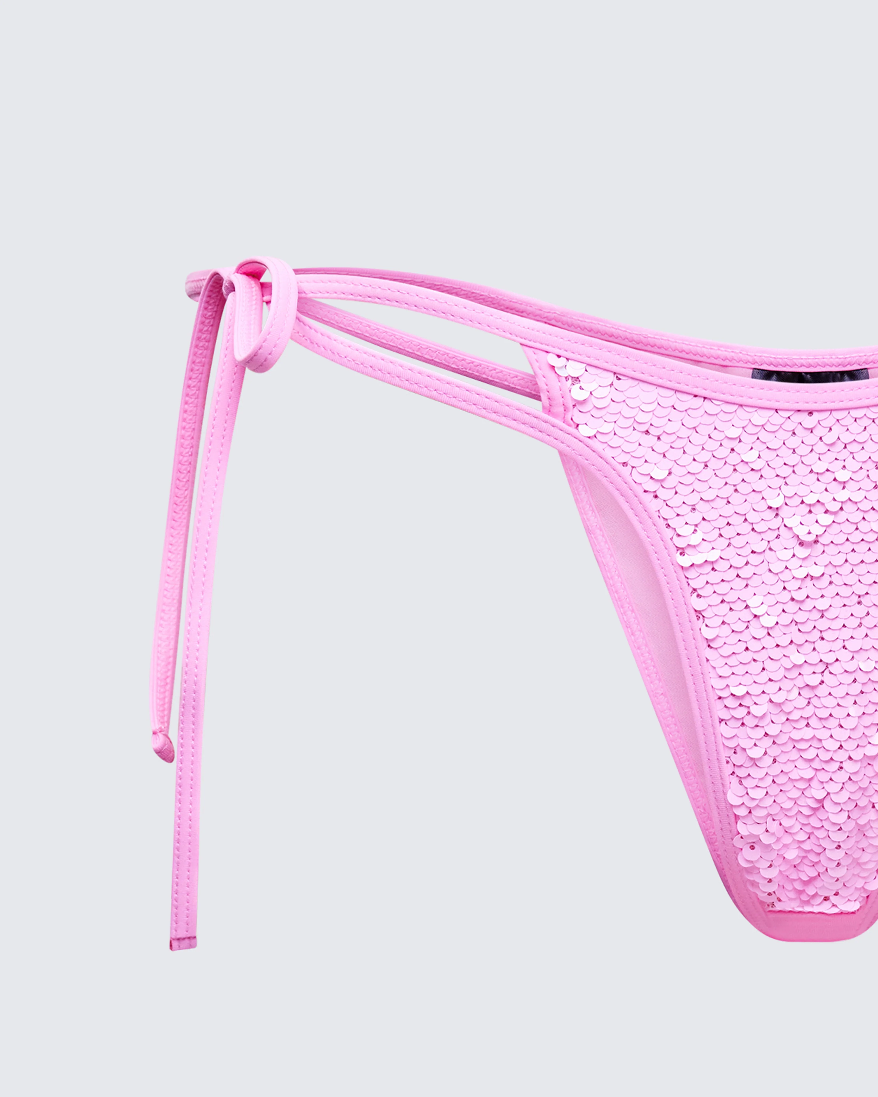 Amal Pink Sequin Bikini Bottom - Image 6