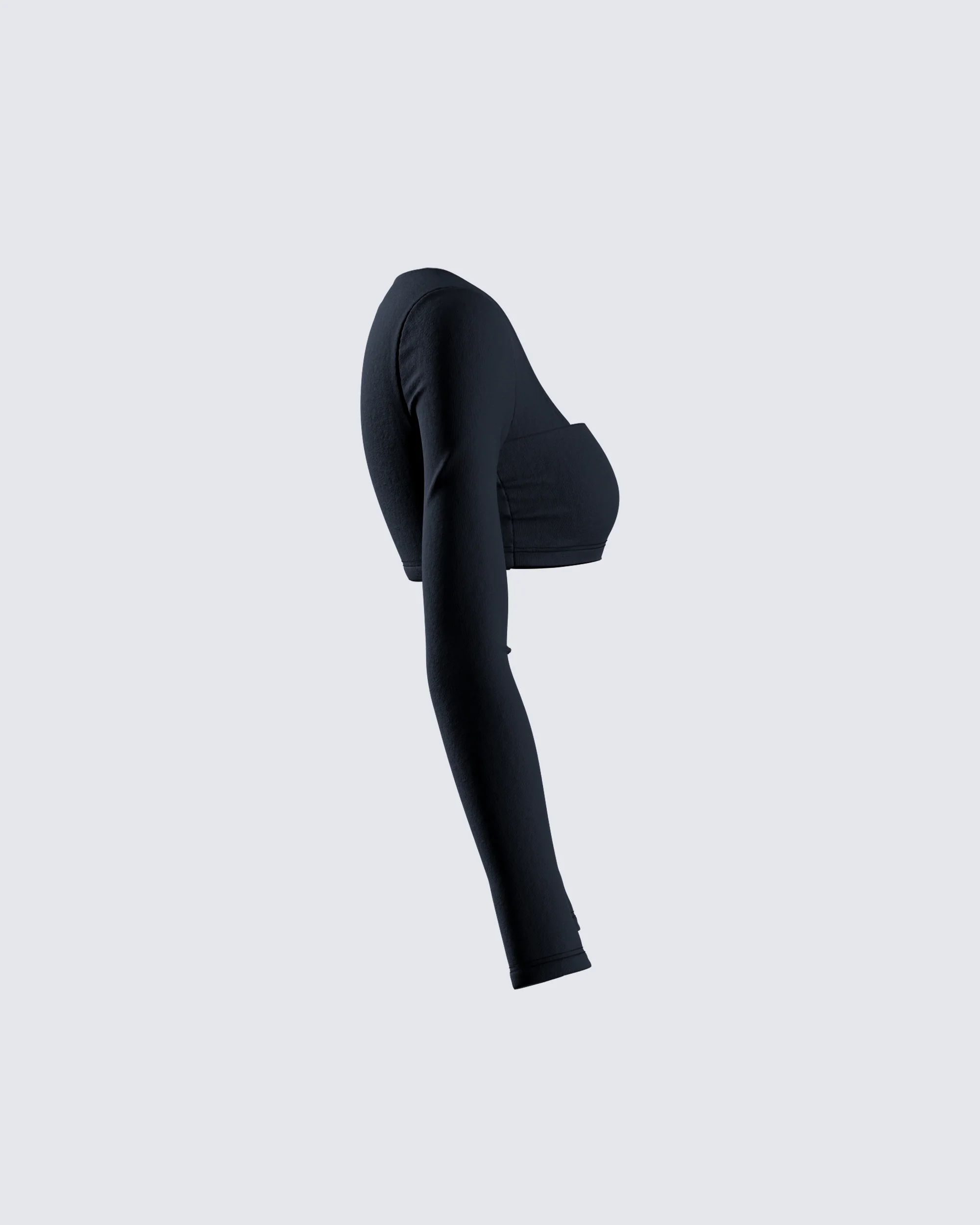 Amara Black Square Neck Top - Image 2