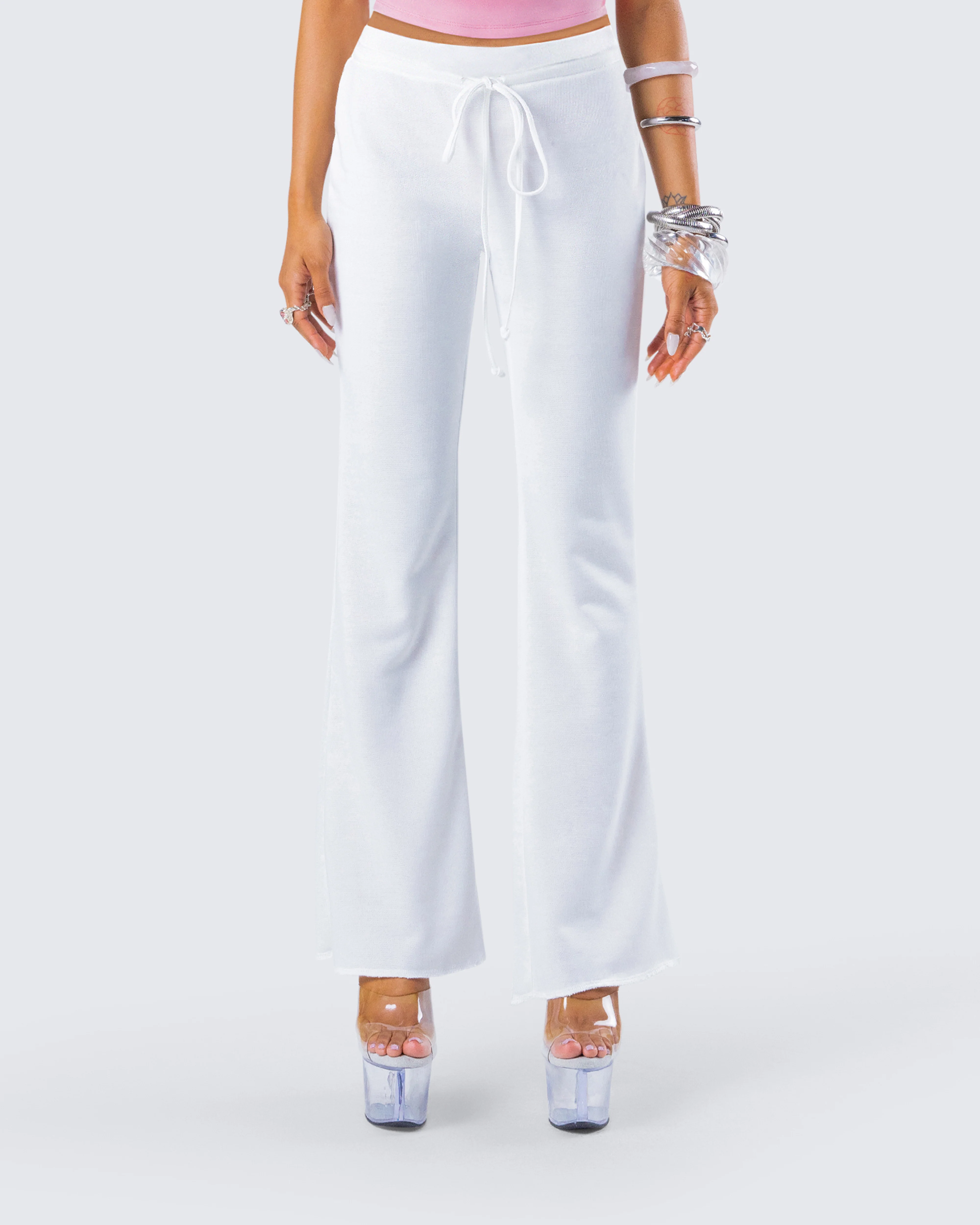 Anahita White Flared Pant - Image 2