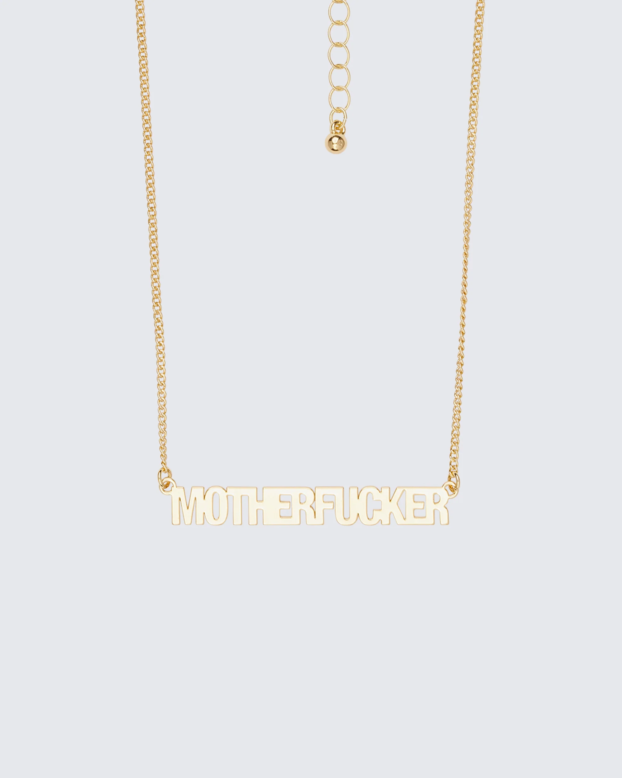 Angelica Gold 'MOFO' Necklace - Image 2