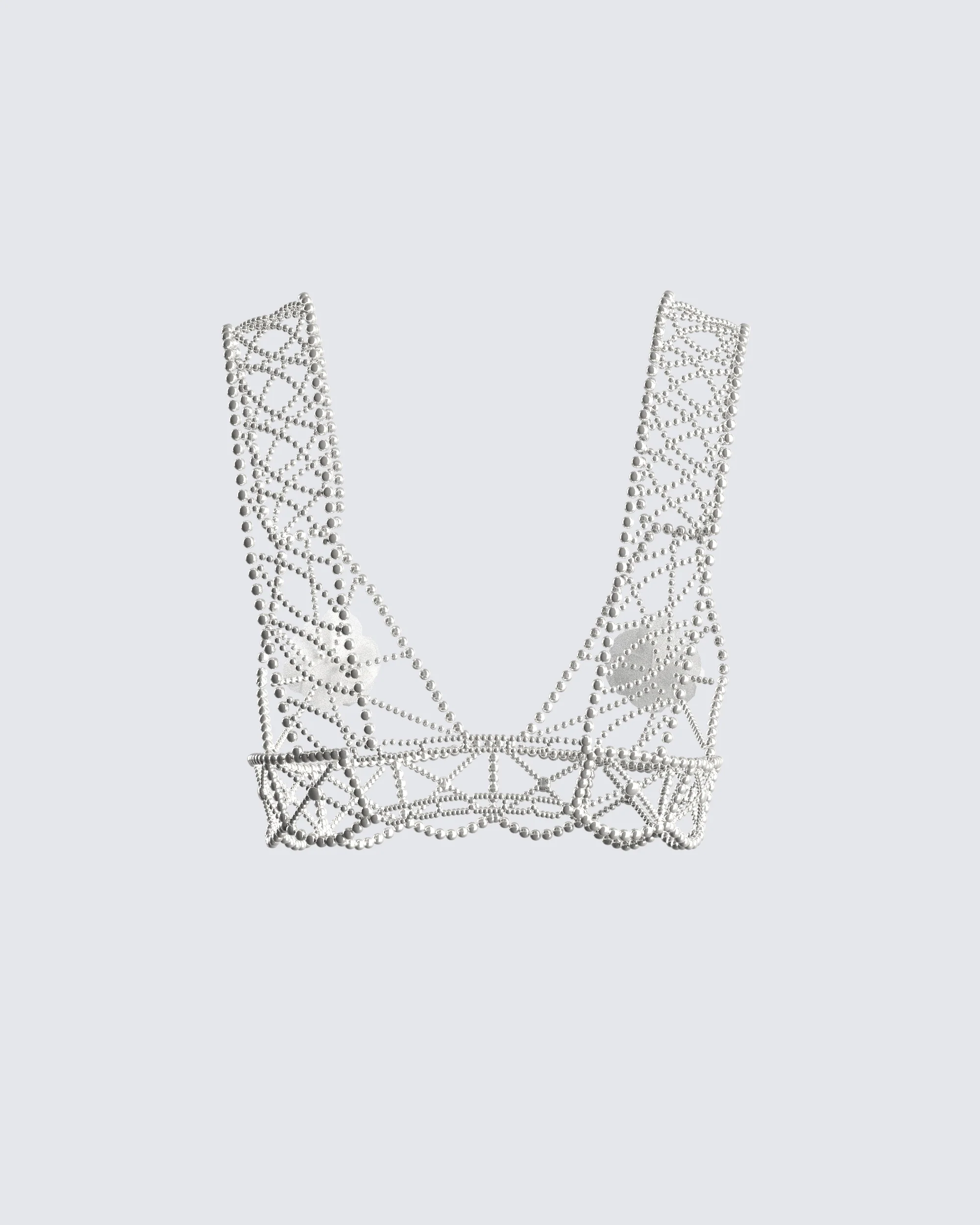 Aries Ivory Pearl Beaded Top - Image 3