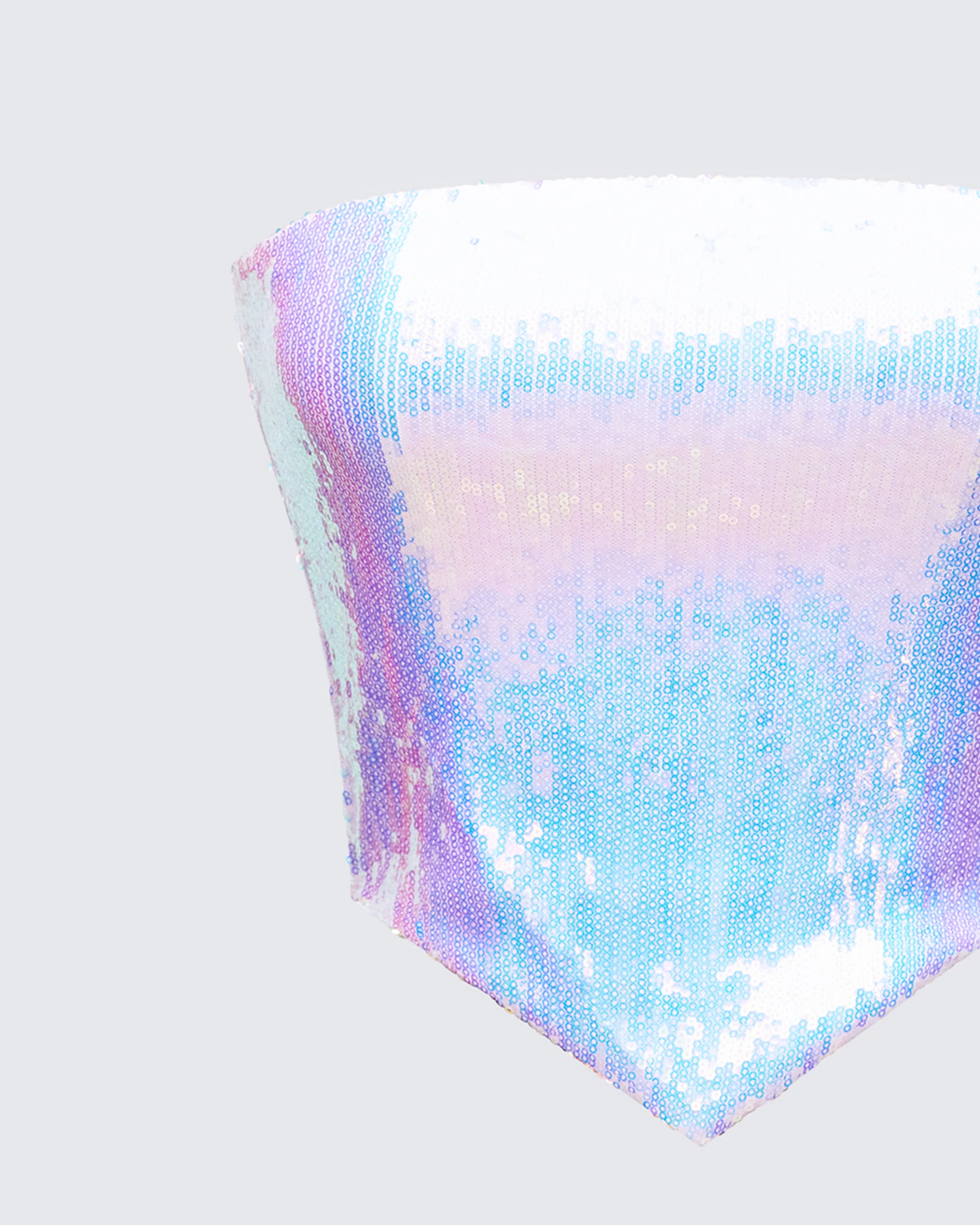 Astraia White Sequin Bandeau Top - Image 6