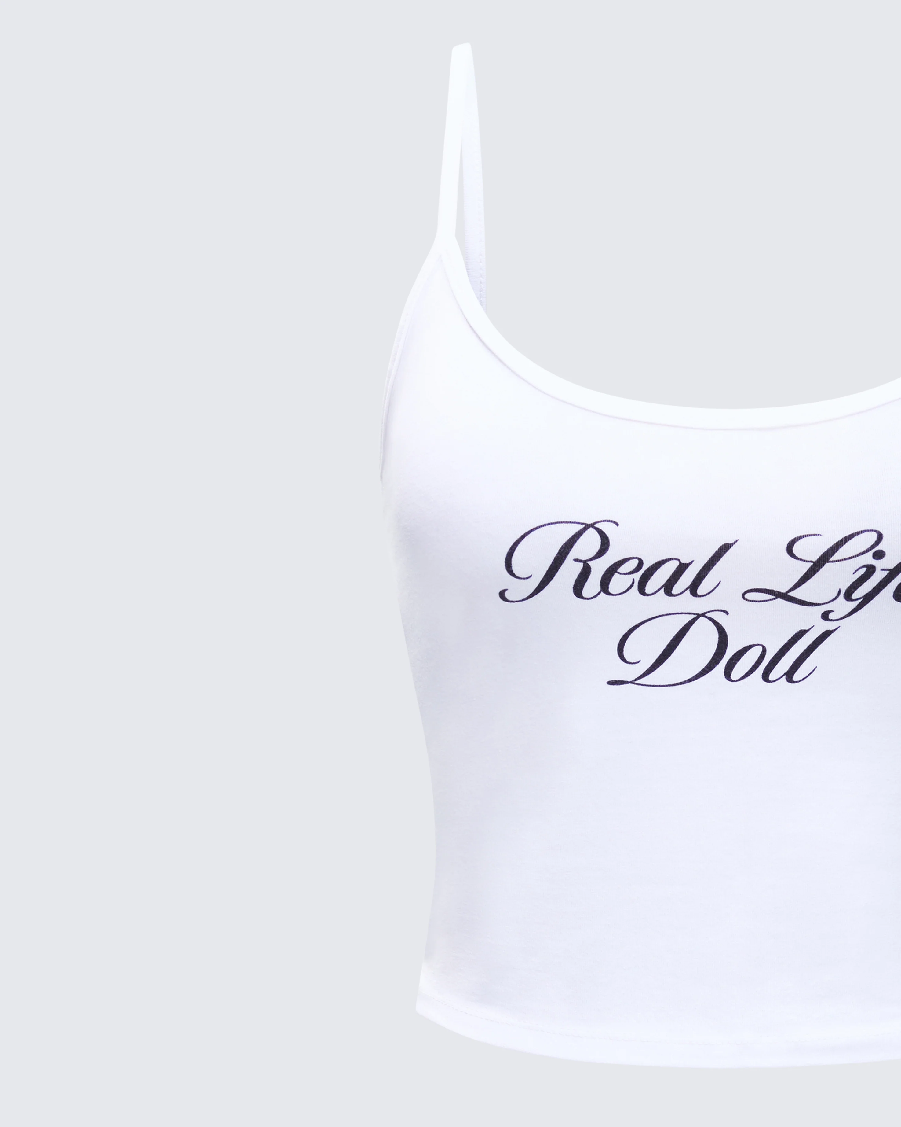Atara White Slogan Cami Top - Image 6