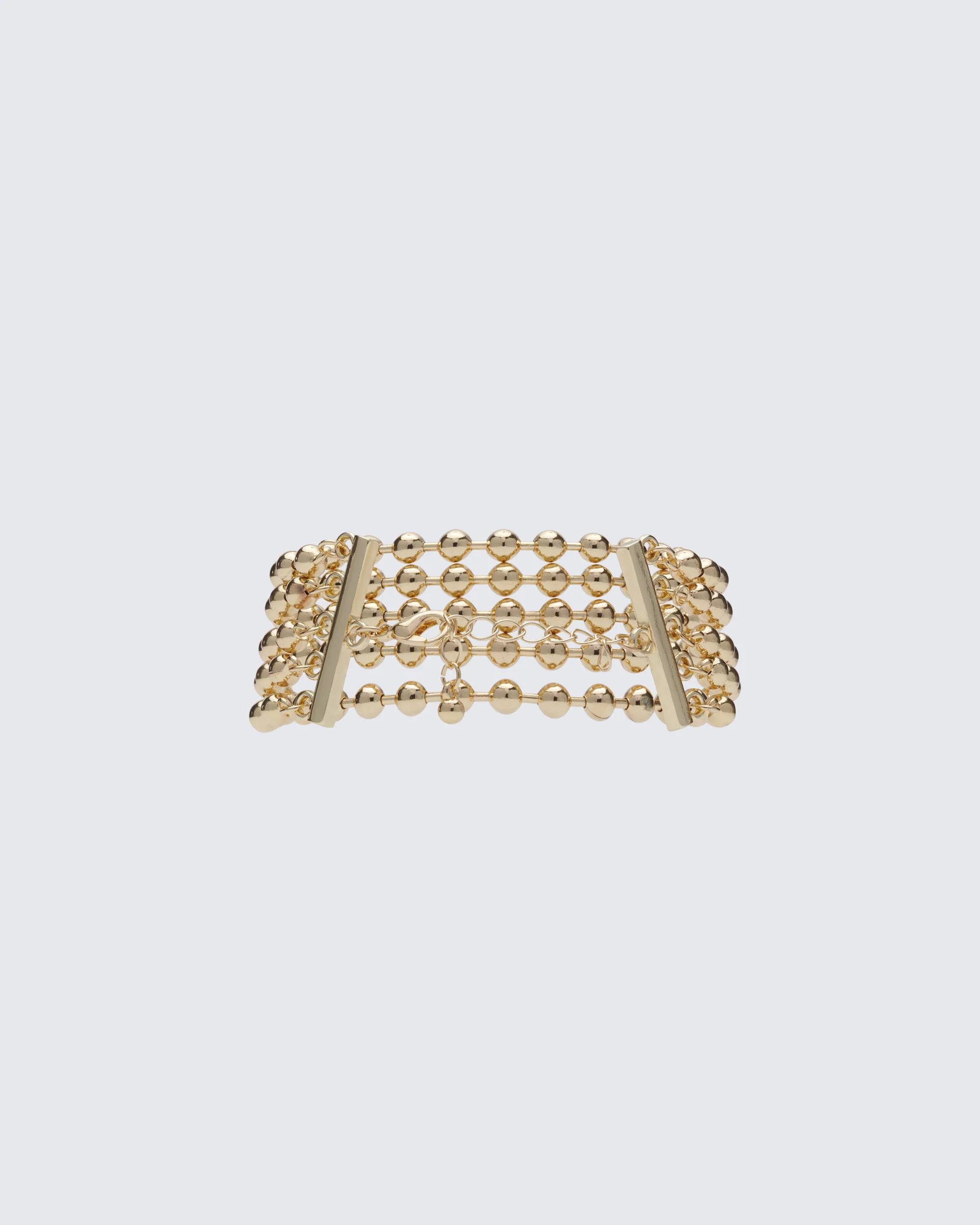Ayo Gold Ball Chain Bracelet - Image 2