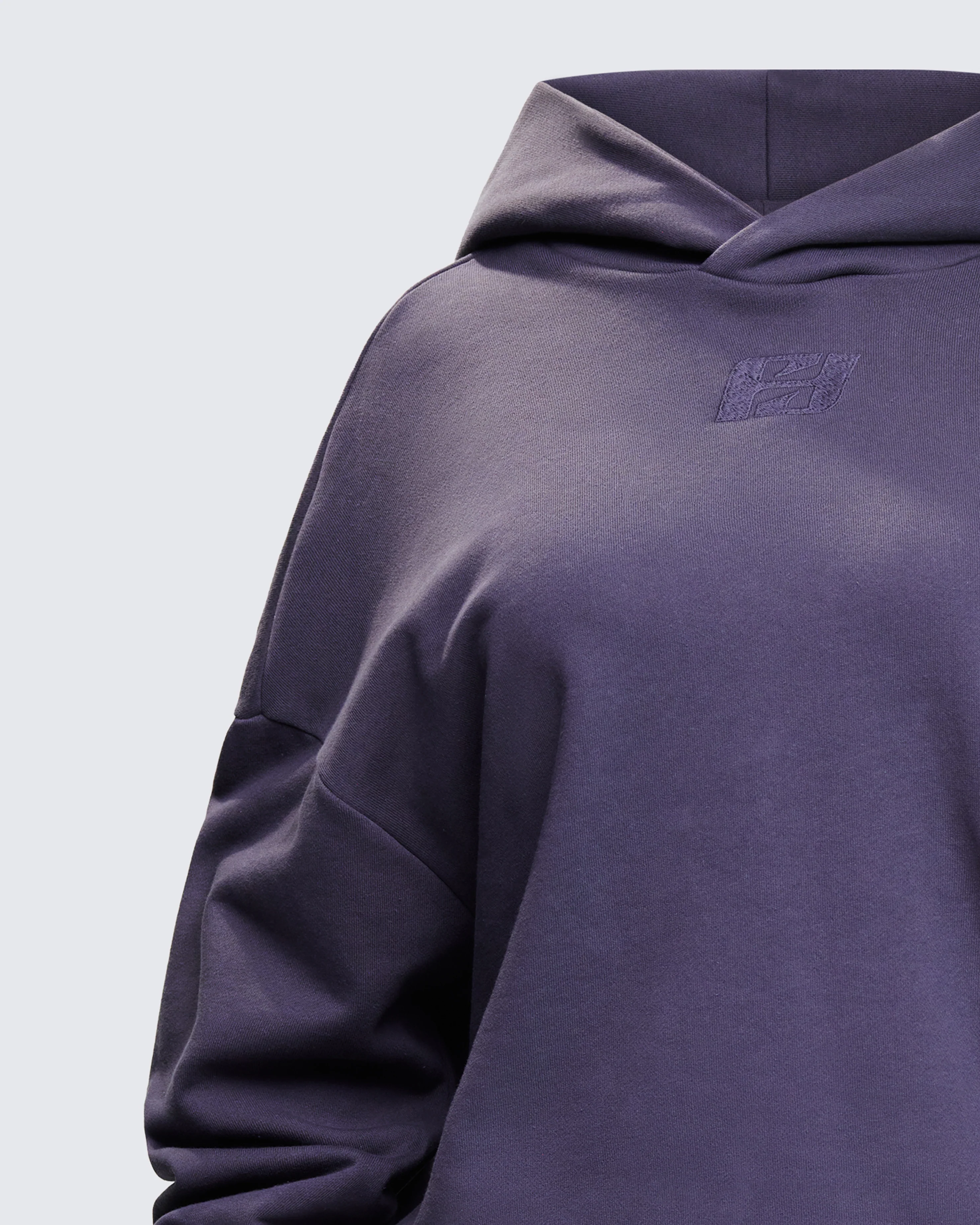 Azariah Grey Oversized Hoodie Top - Image 6