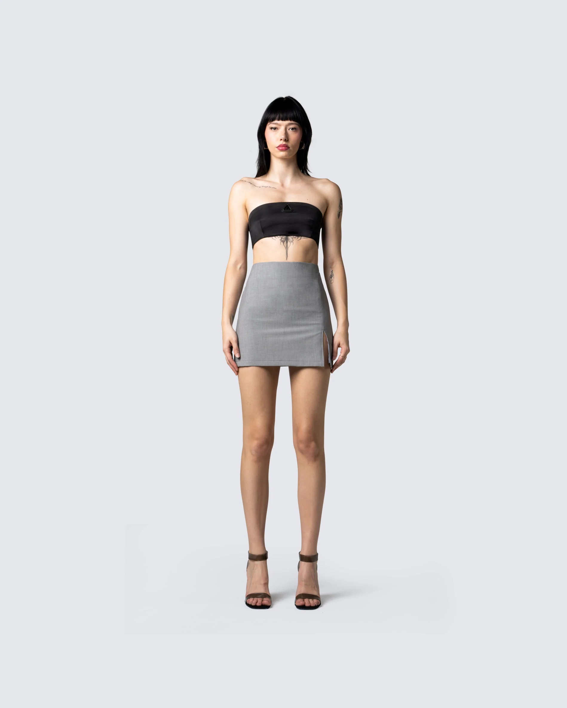Beaux Black Bandeau Top - Image 4