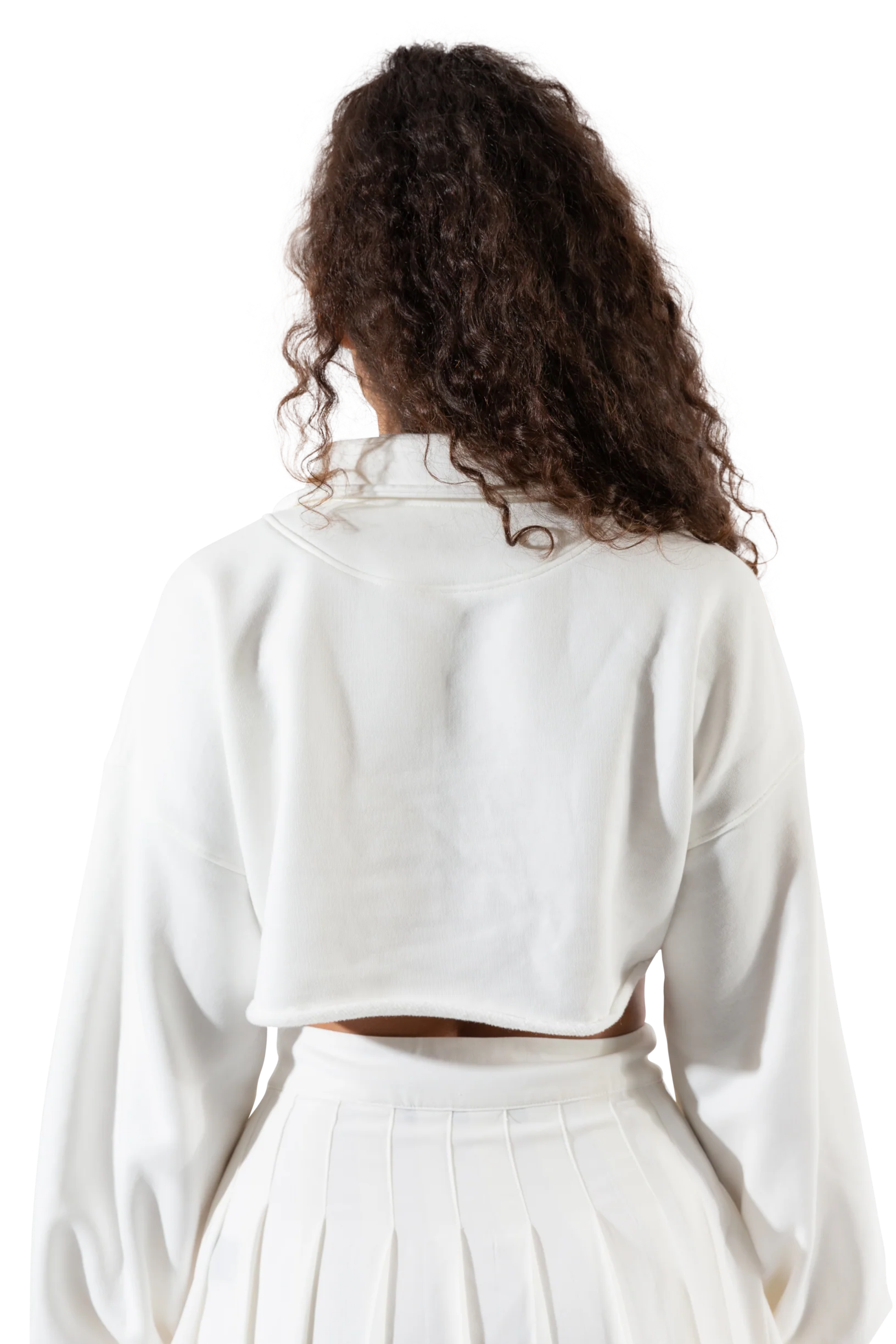 Bella Paradise Cropped Collared Pullover - Image 5