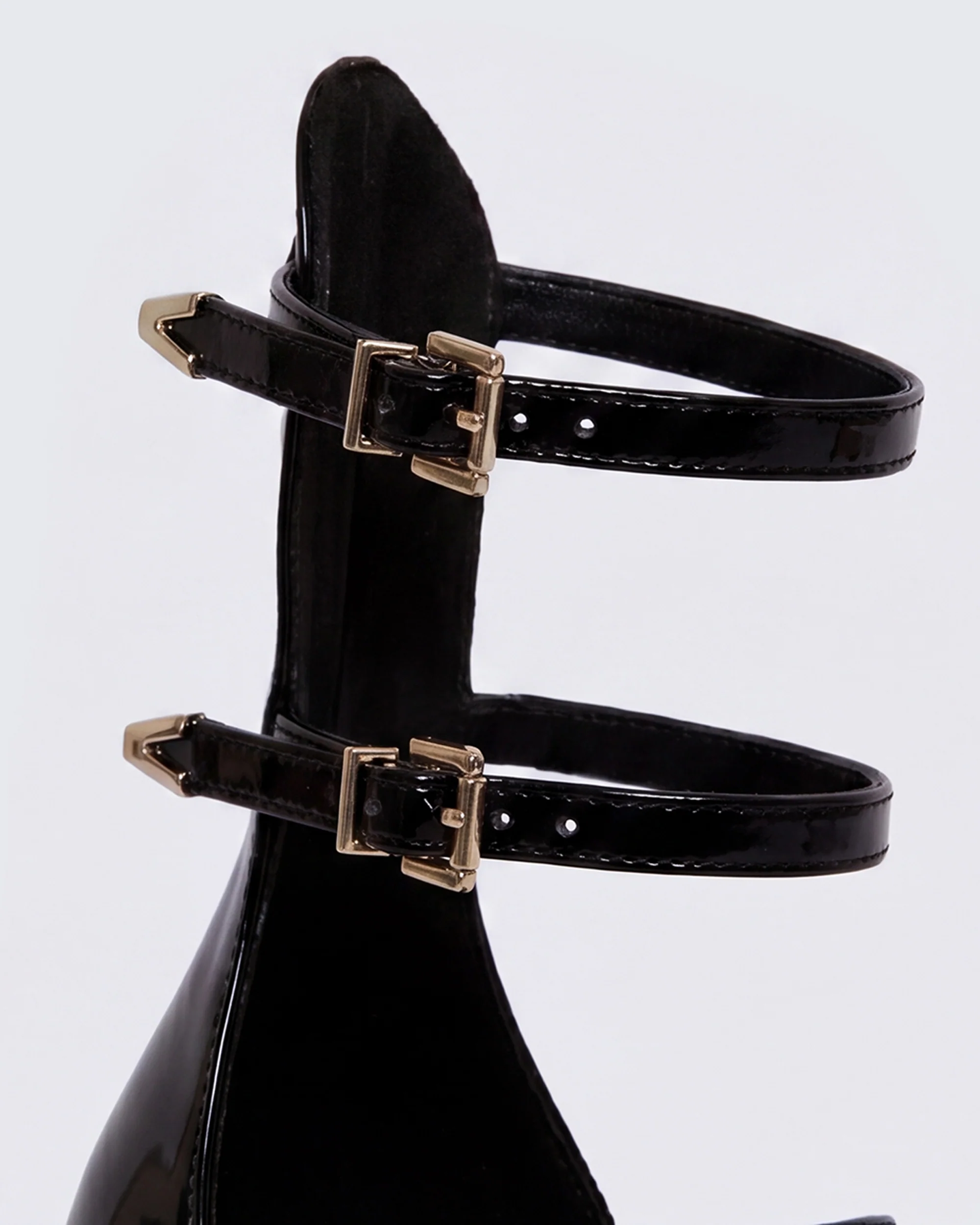 Bernadine Black Platform Heels - Image 5