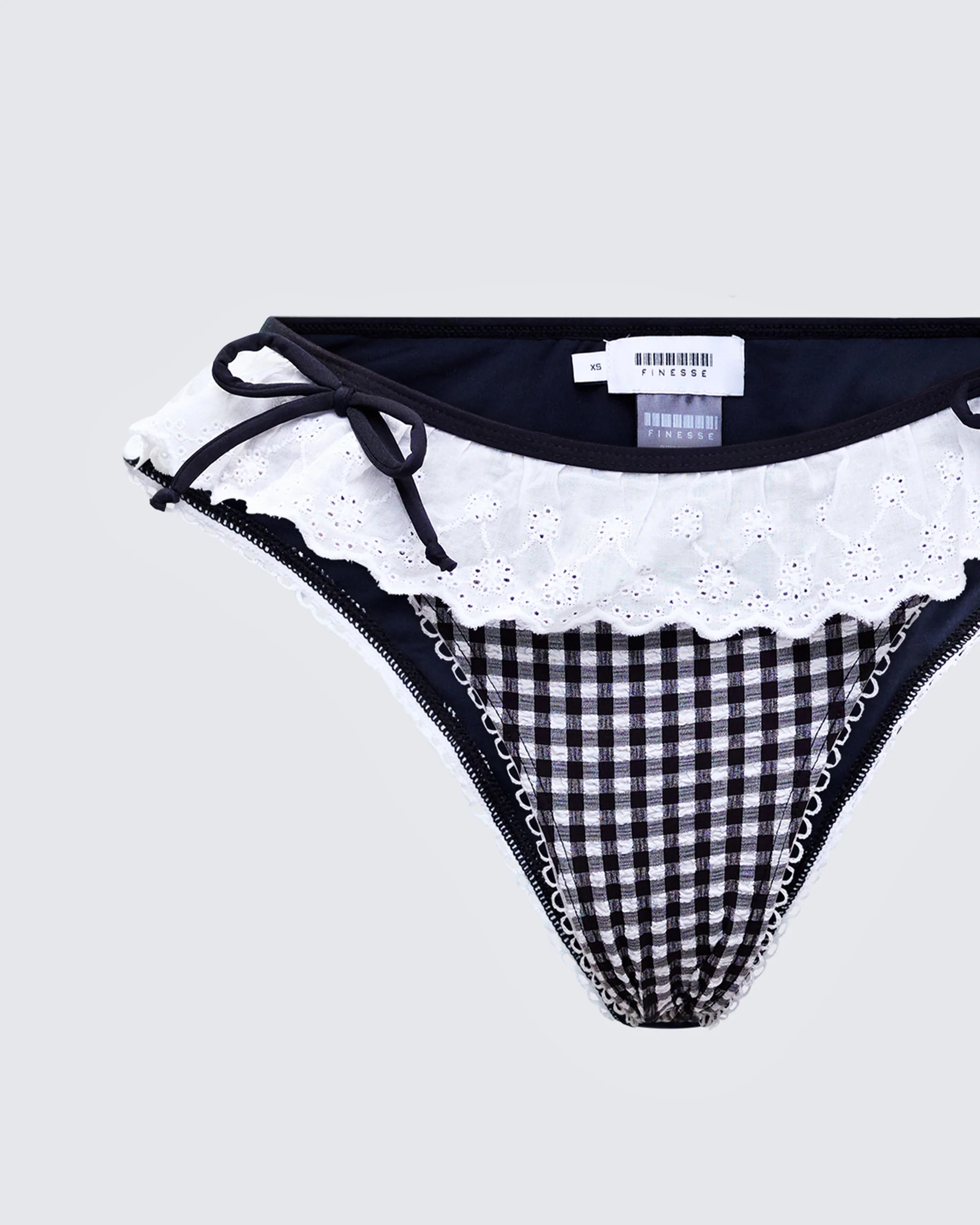 Birdie Multi Gingham Bikini Bottom - Image 6
