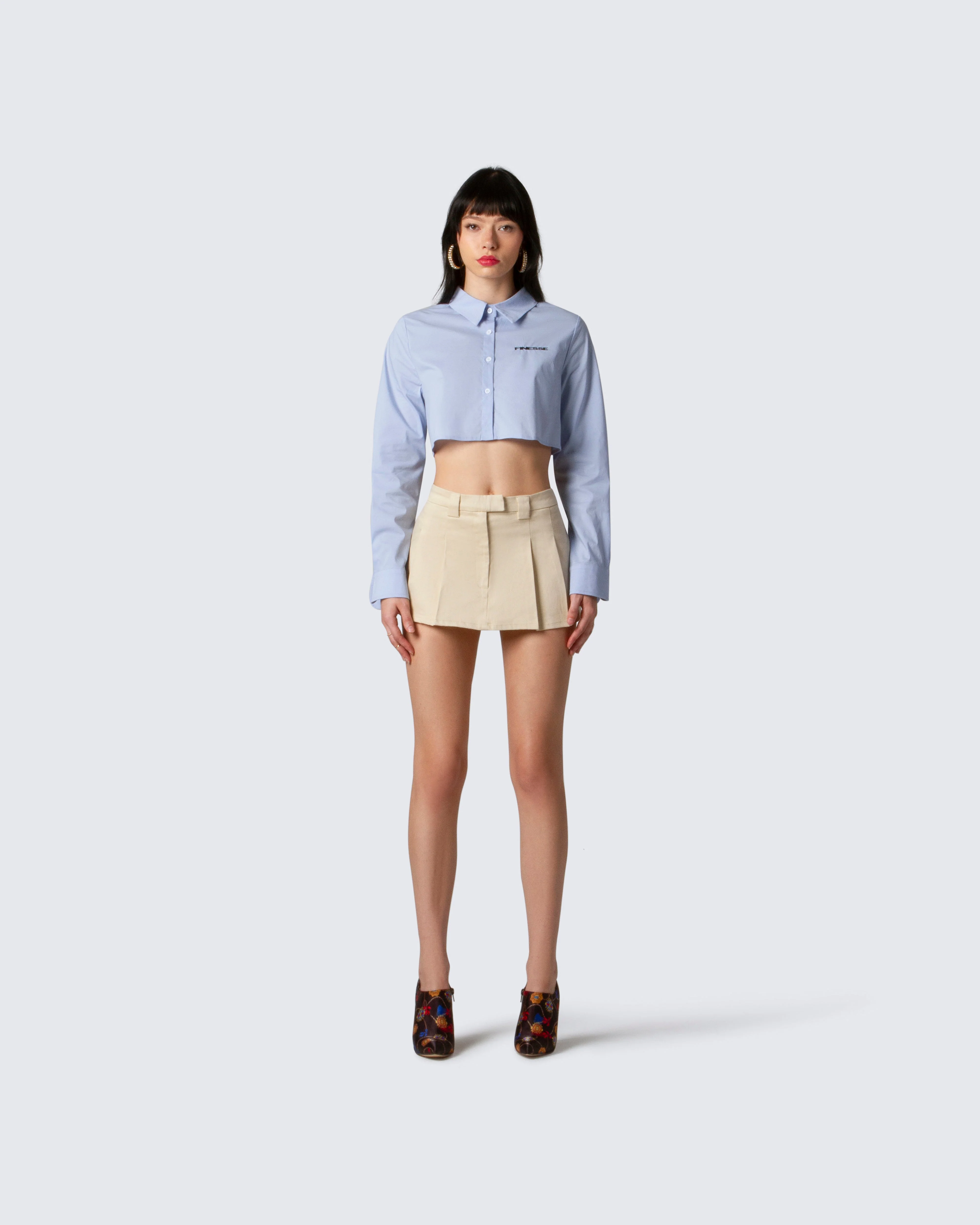 Blake Shirting Logo Cropped Top - Image 4