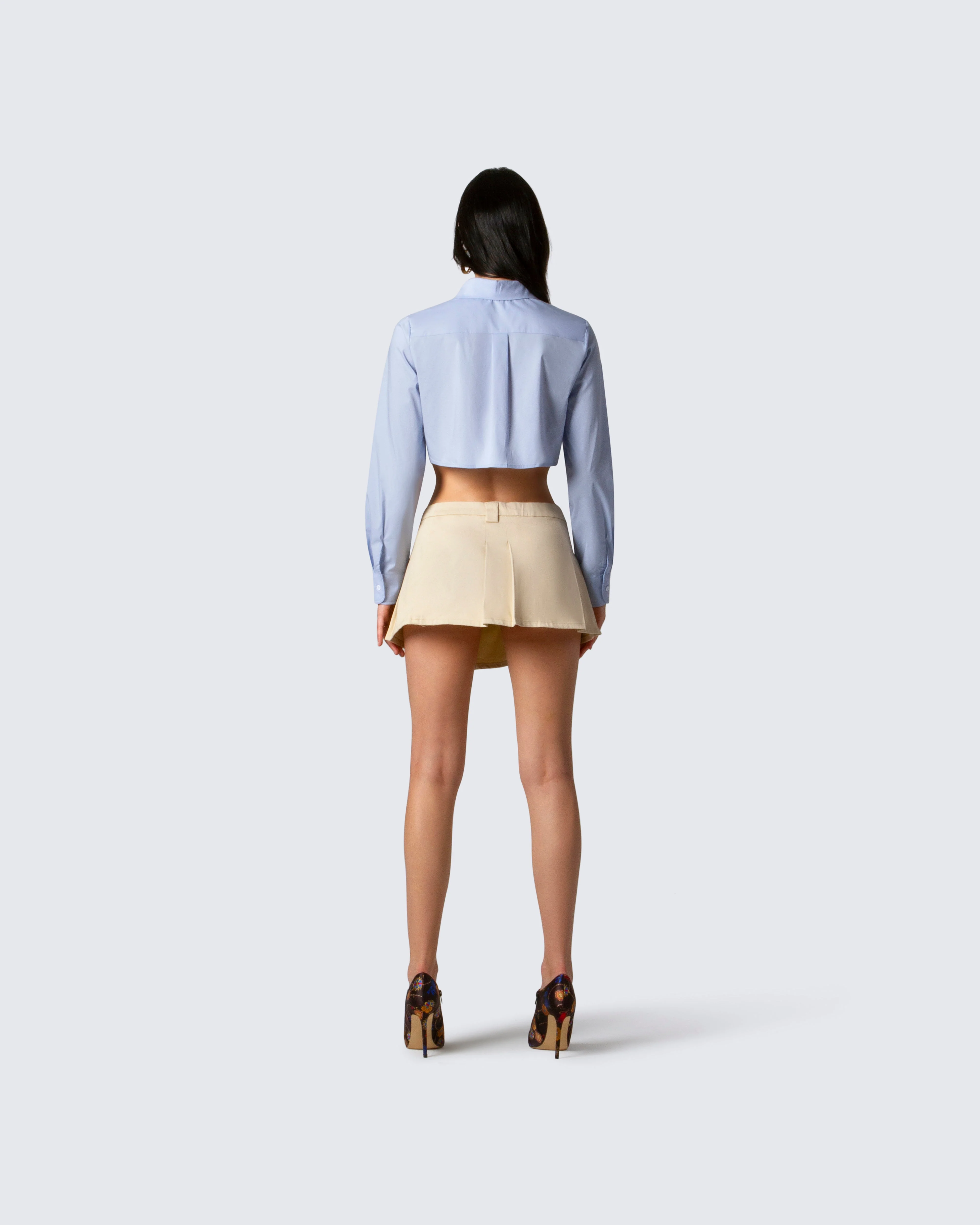 Blake Shirting Logo Cropped Top - Image 6