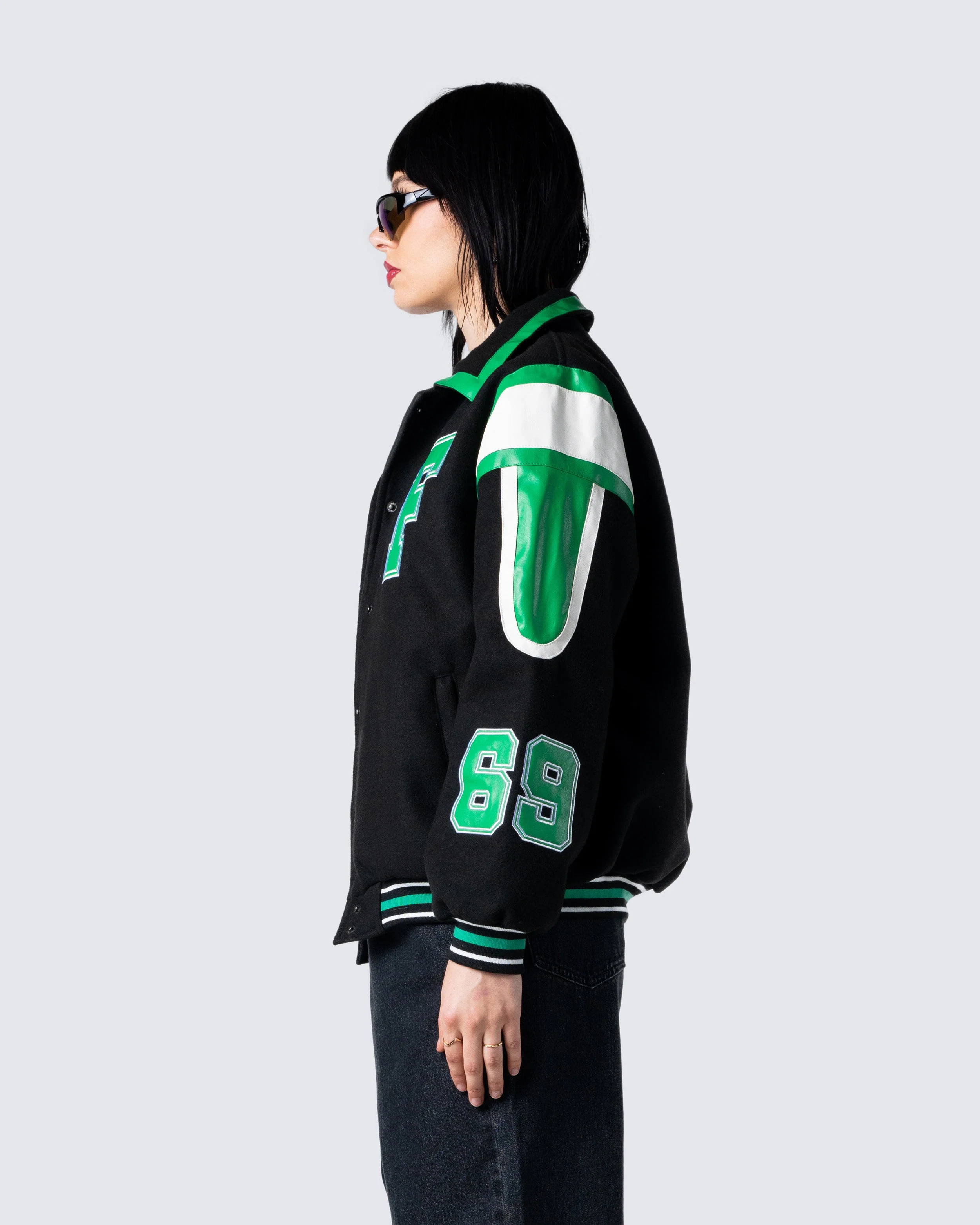 Bobby Black Varsity Jacket - Image 5