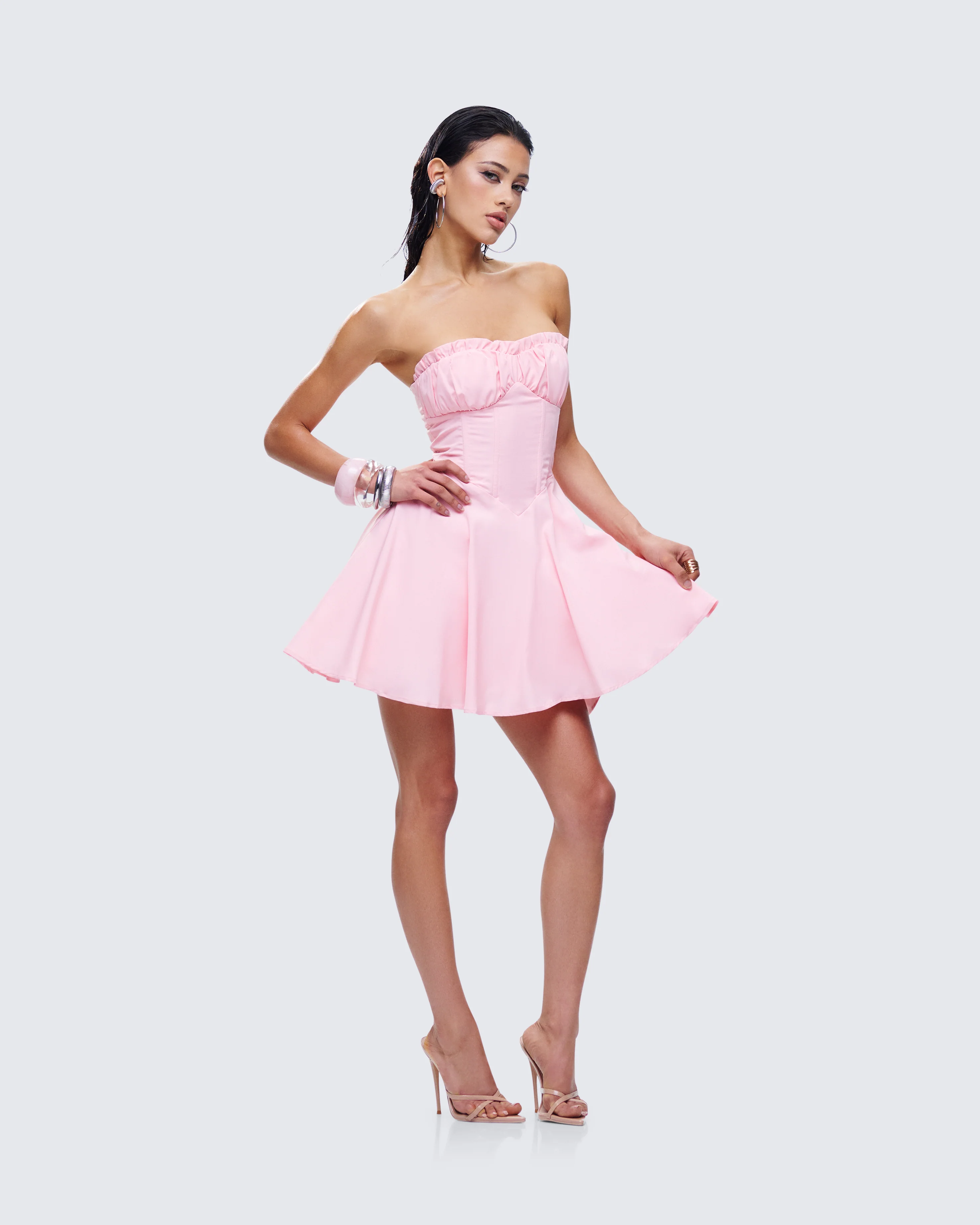 Bonnie Pink Mini Dress - Image 6