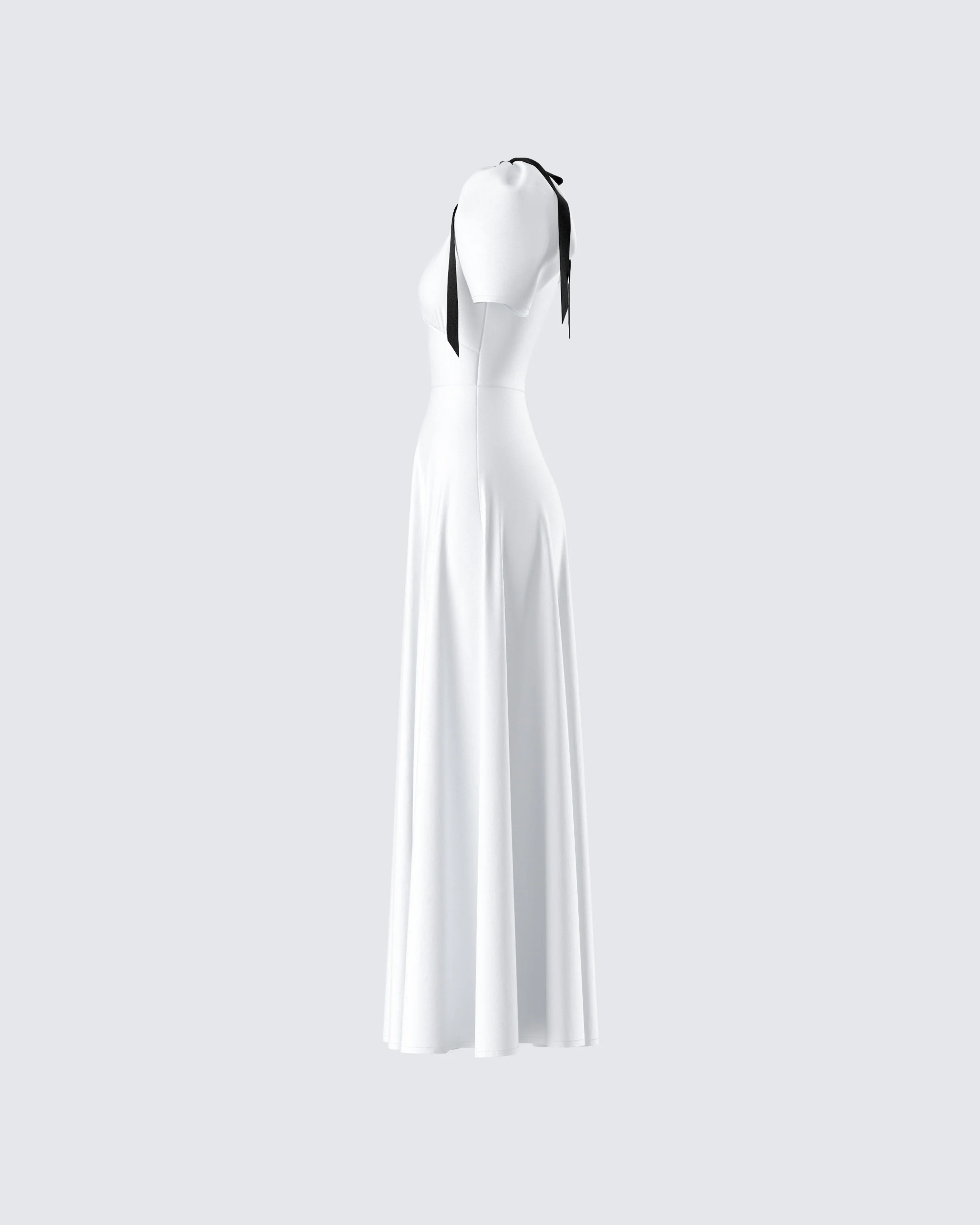 Braelyn White Maxi Dress - Image 2