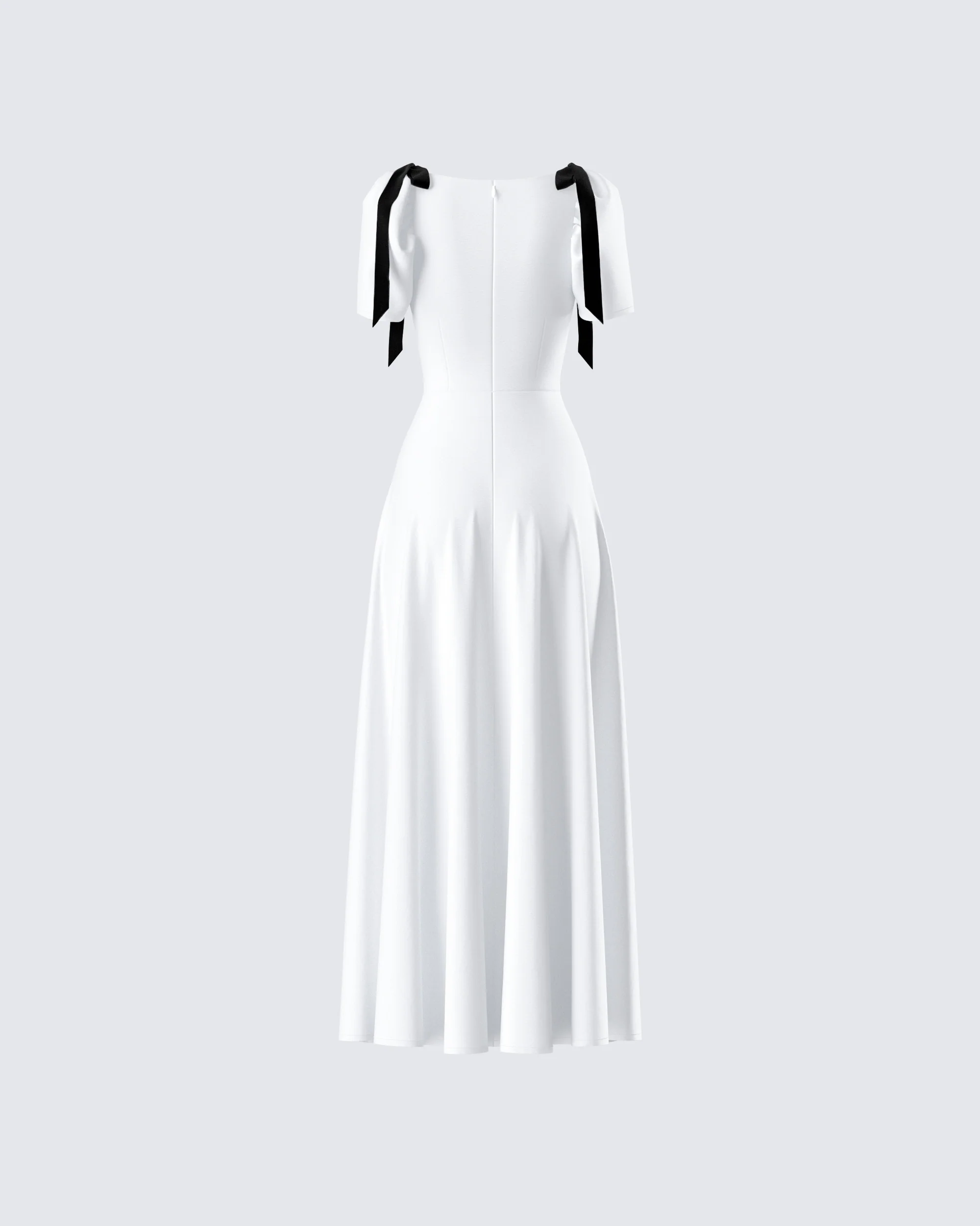 Braelyn White Maxi Dress - Image 3