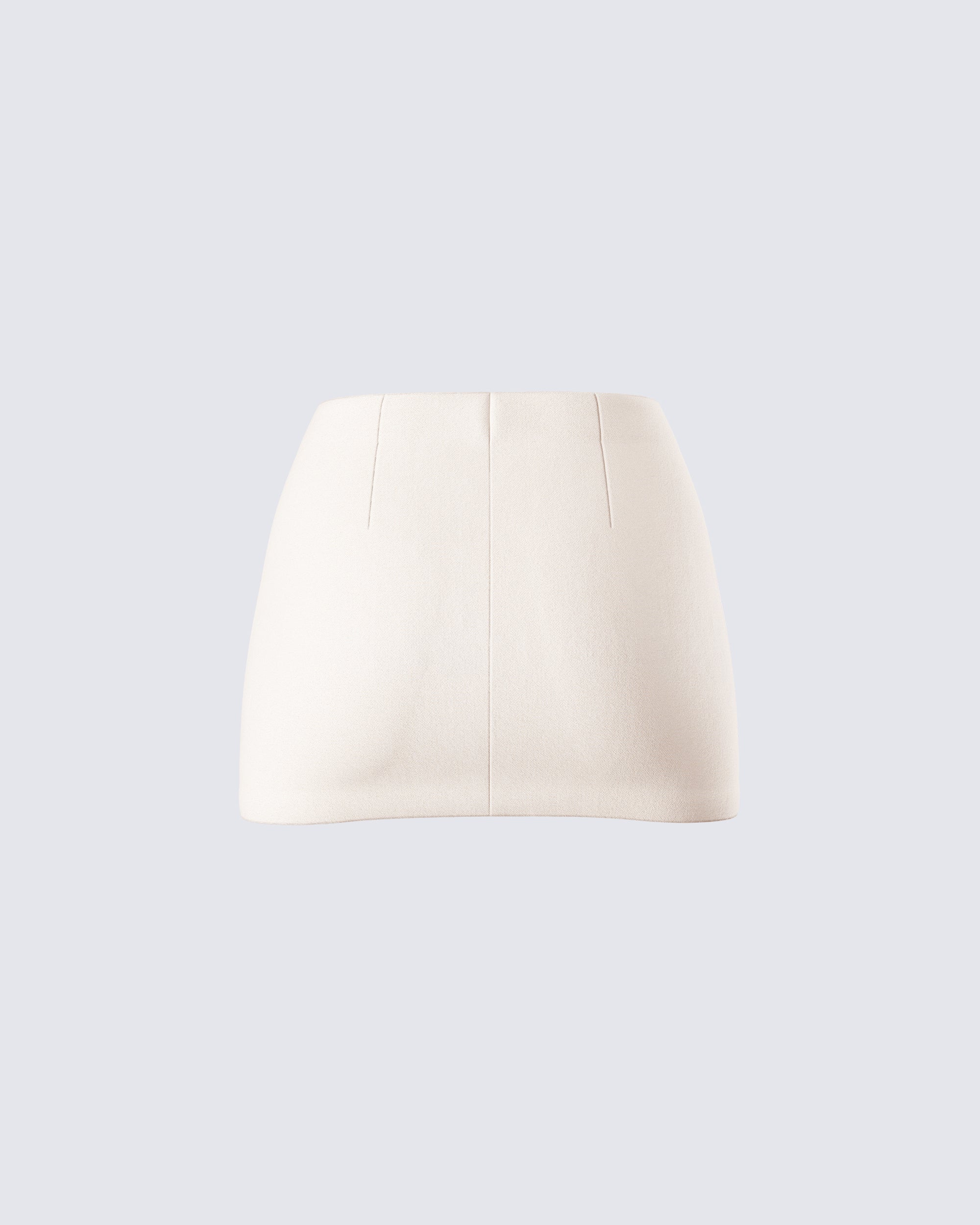 Branca Ivory Mini Skirt - Image 3