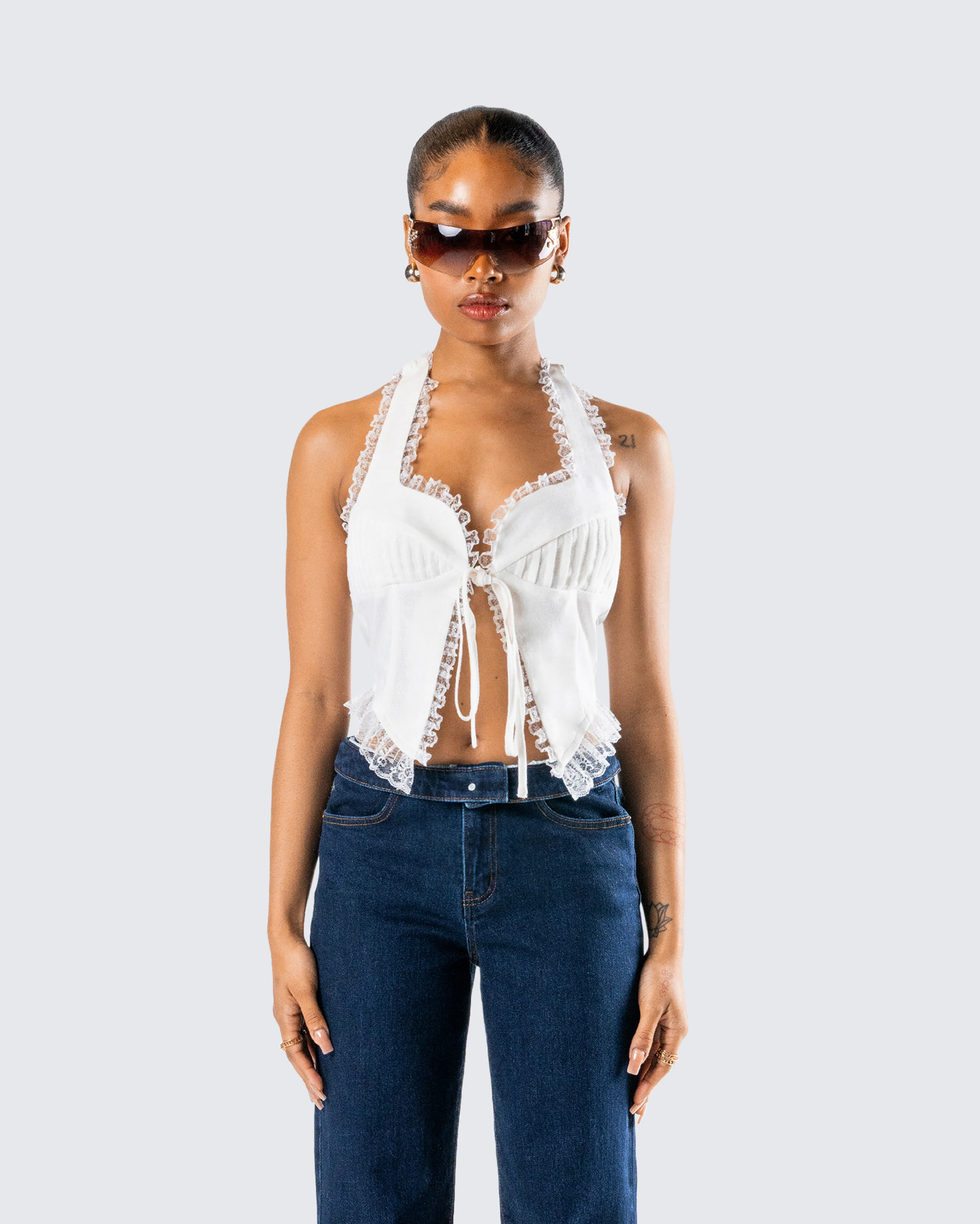 Briar Ivory Lace Camisole - Image 4