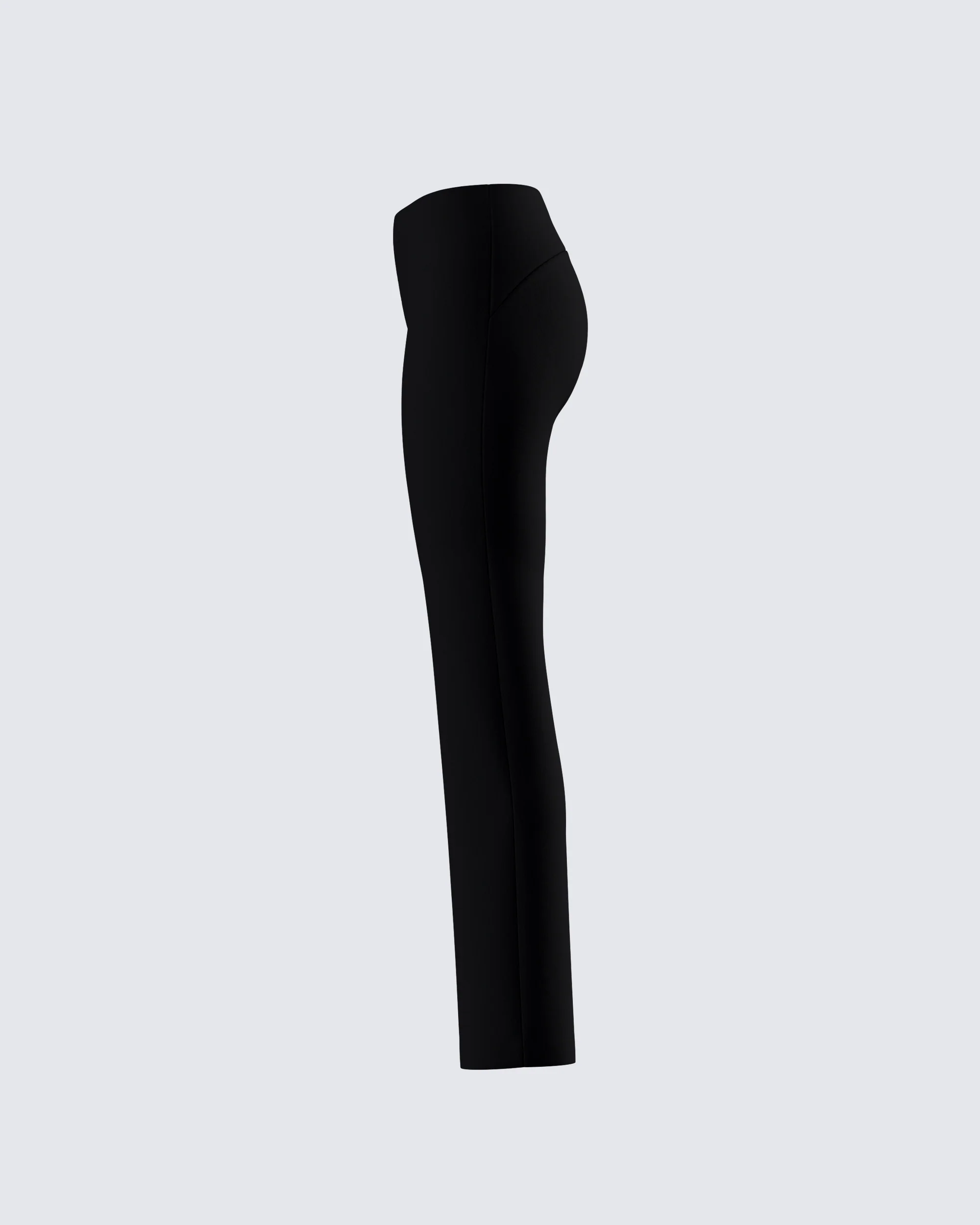 Bronte Black Ponte High Rise Pant - Image 2