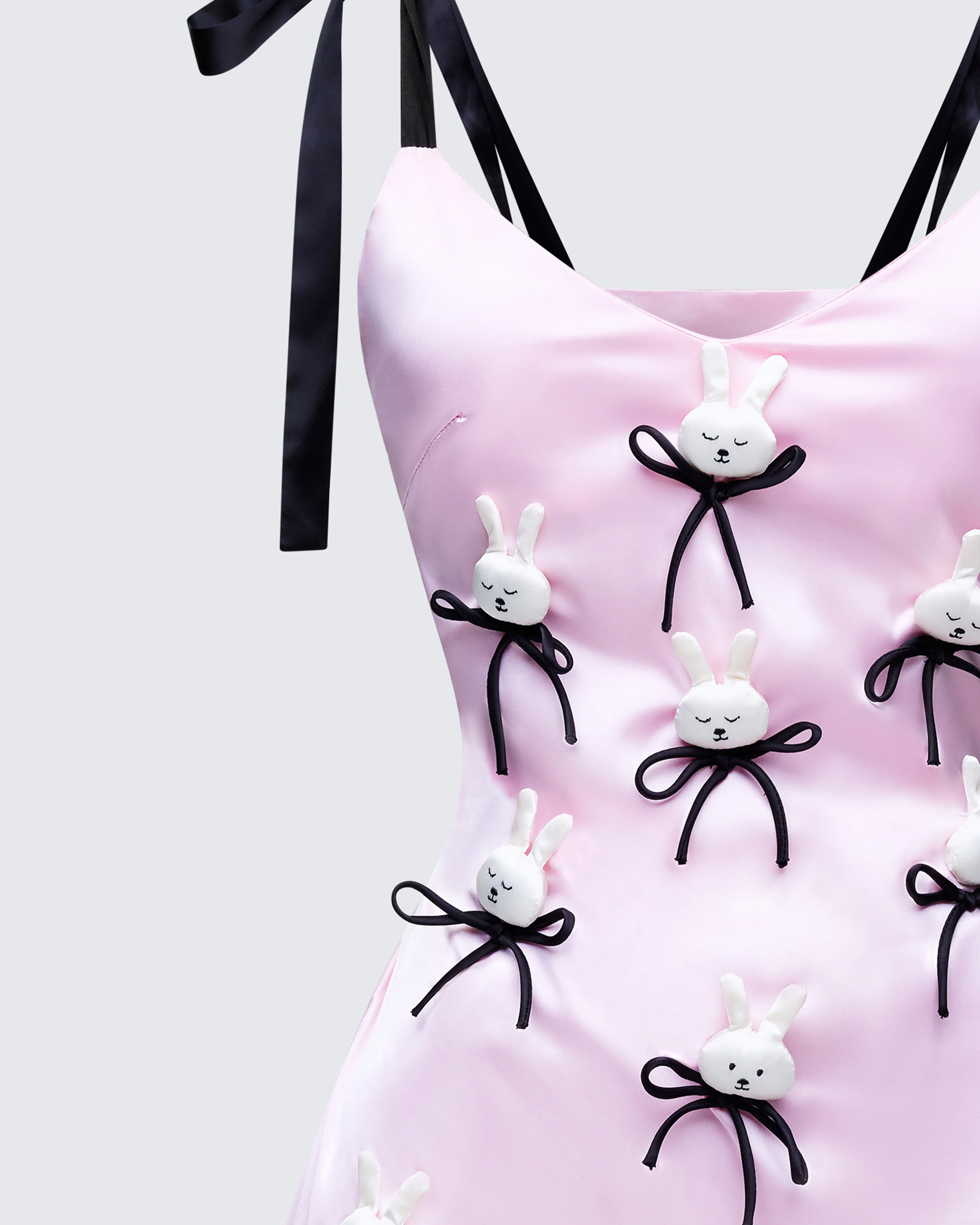 Bunny Pink Bow Tied Slip Dress - Image 6