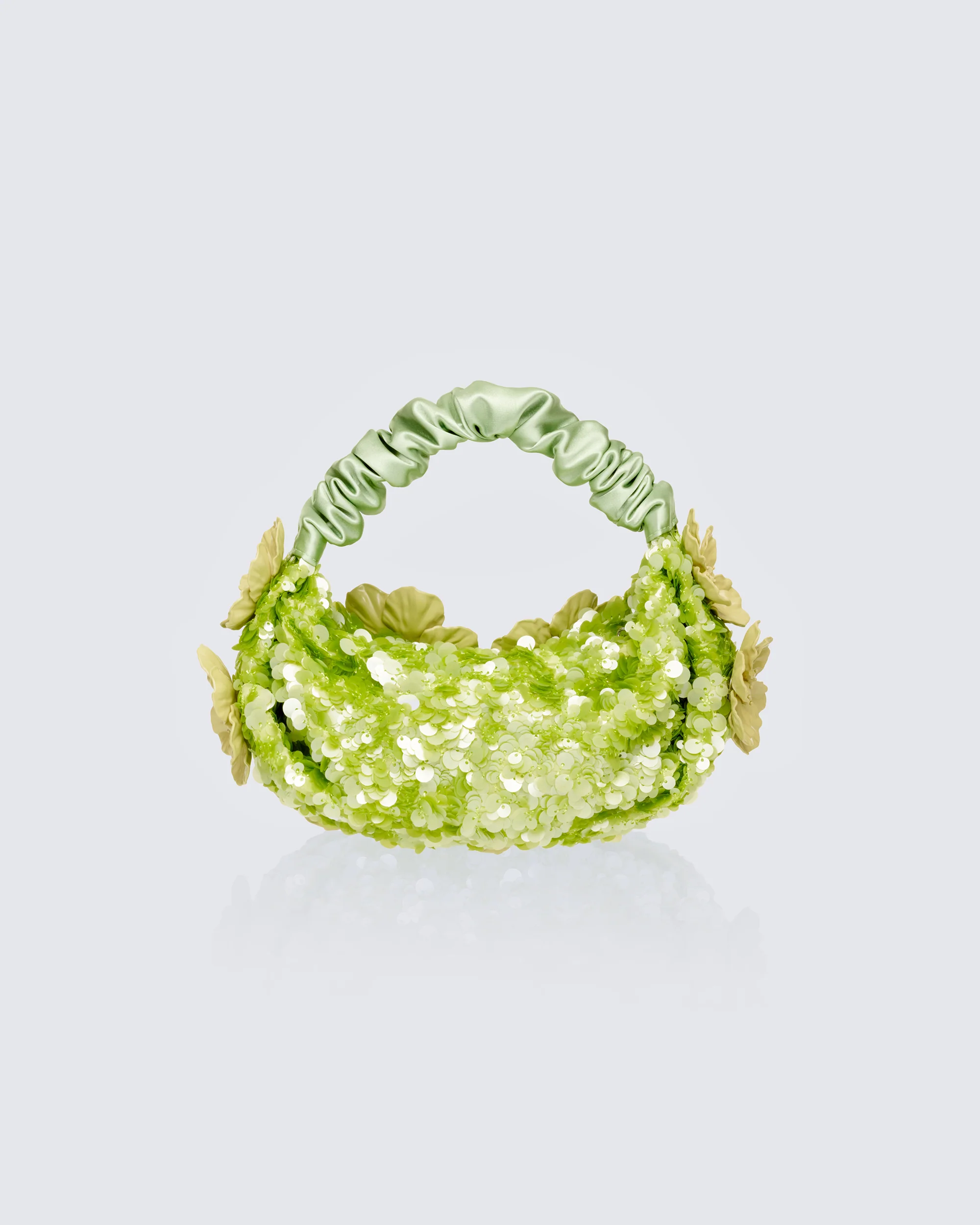 Caelora Green Sequin Grab Bag - Image 2