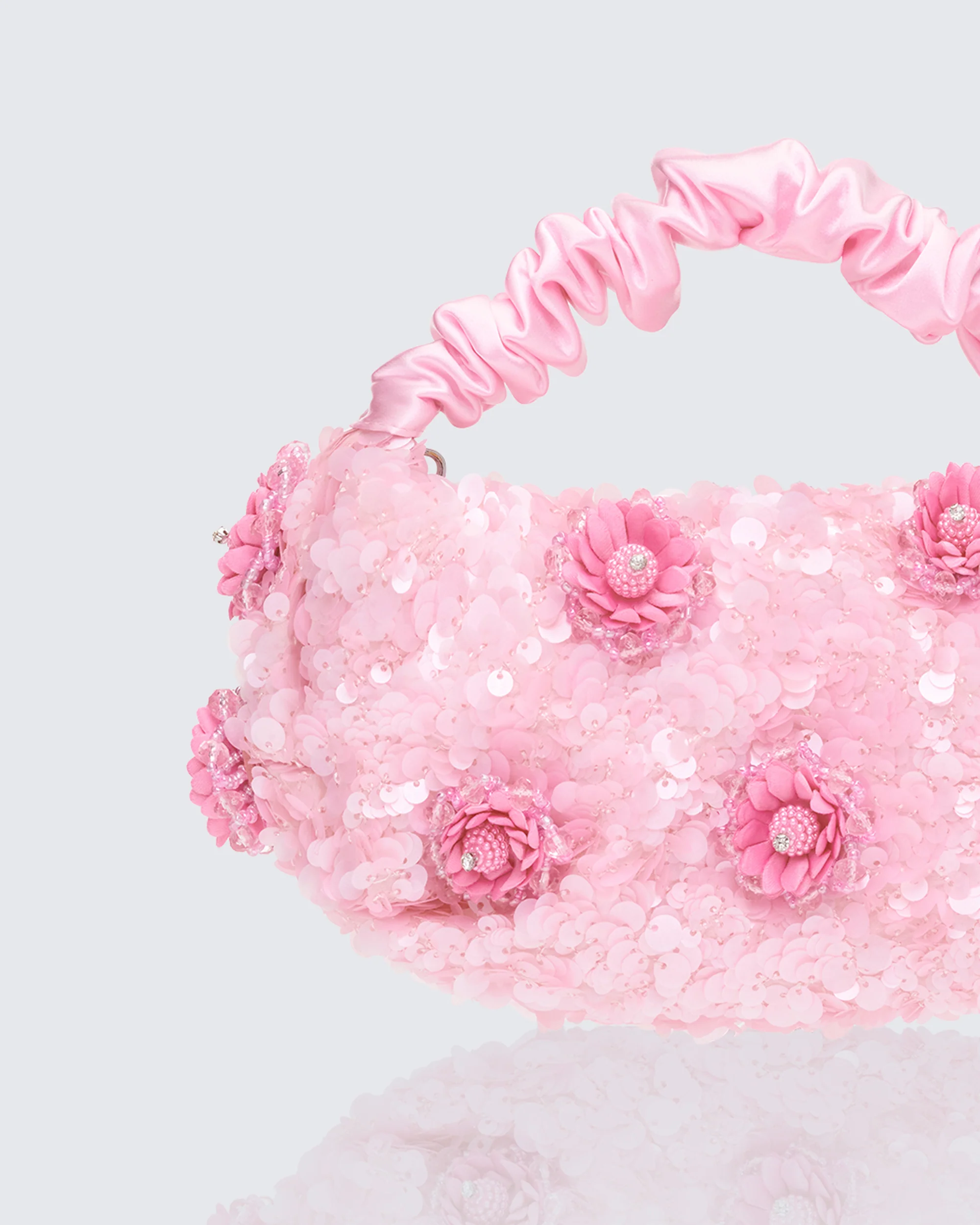 Caelora Pink Sequin Grab Bag - Image 3