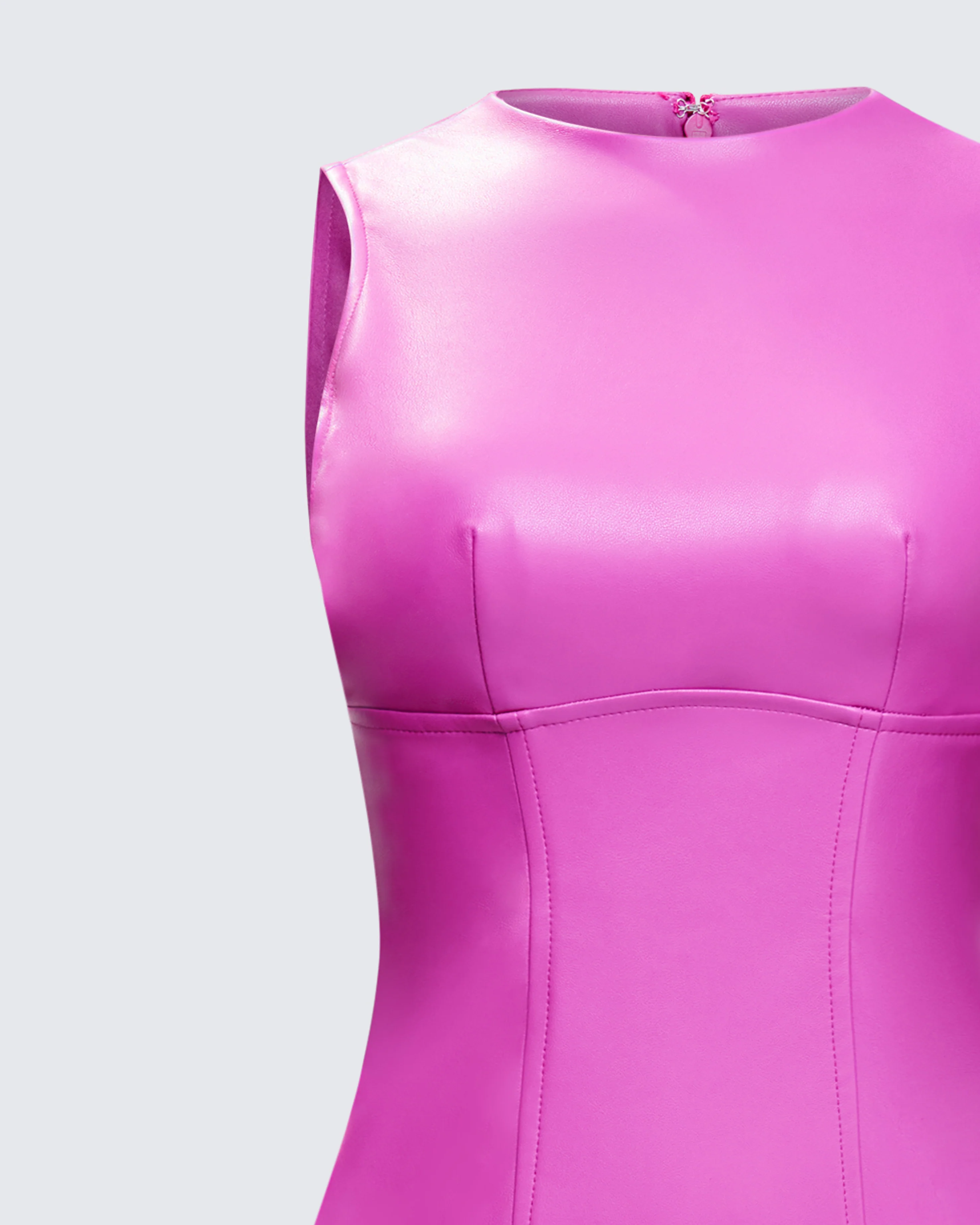 Caisyn Magenta Midi Dress - Image 6