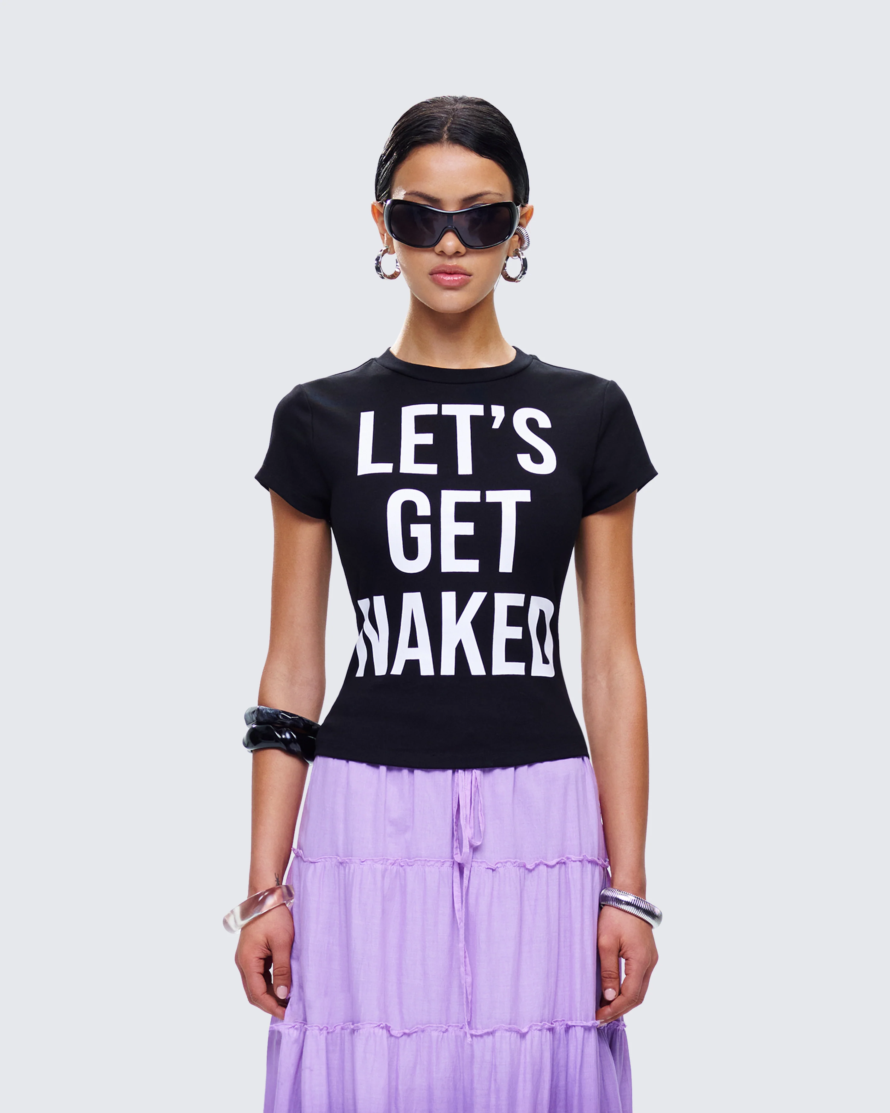 Calianna Black Graphic Tee - Image 4