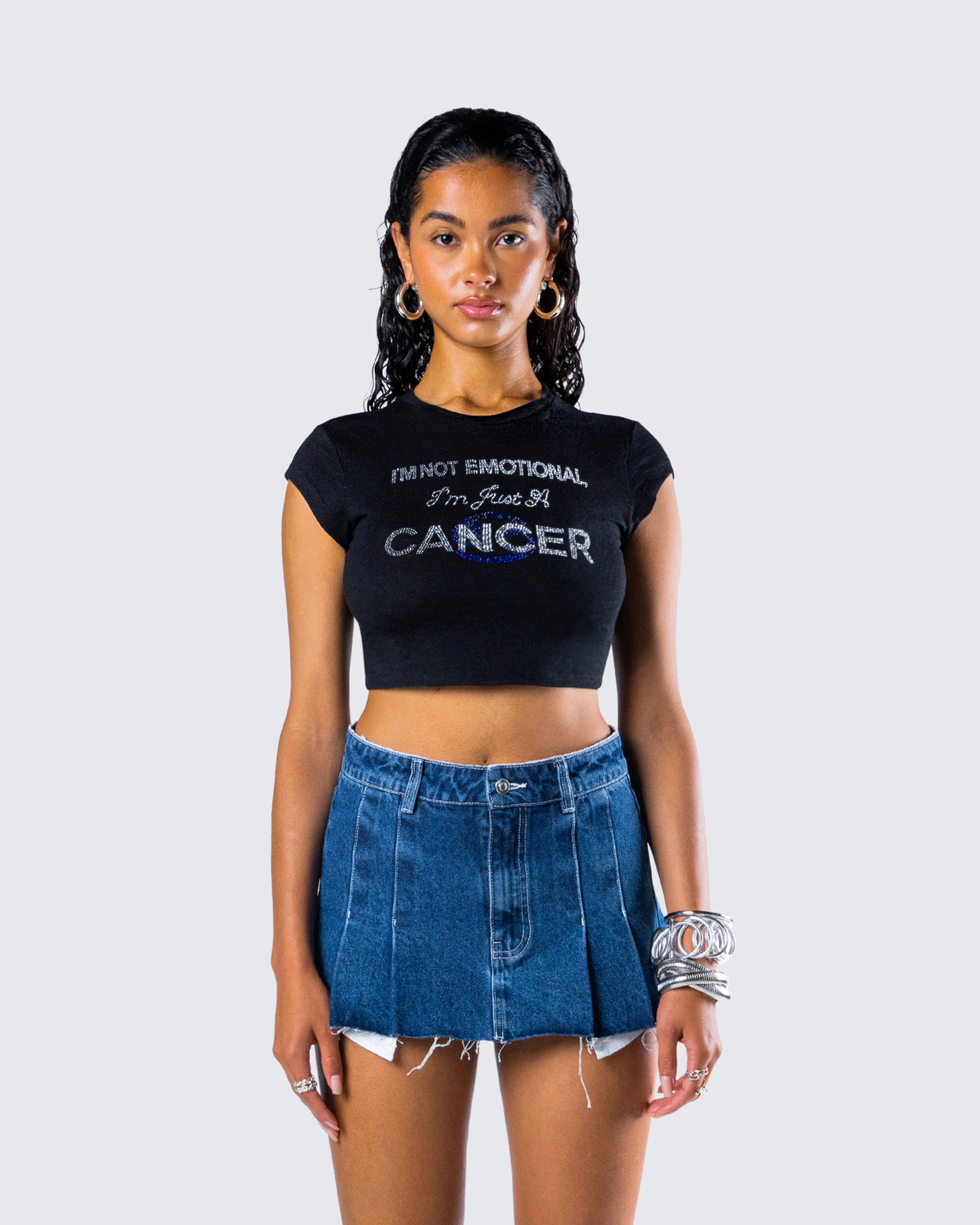 Cambria Black Cancer Graphic Top - Image 4