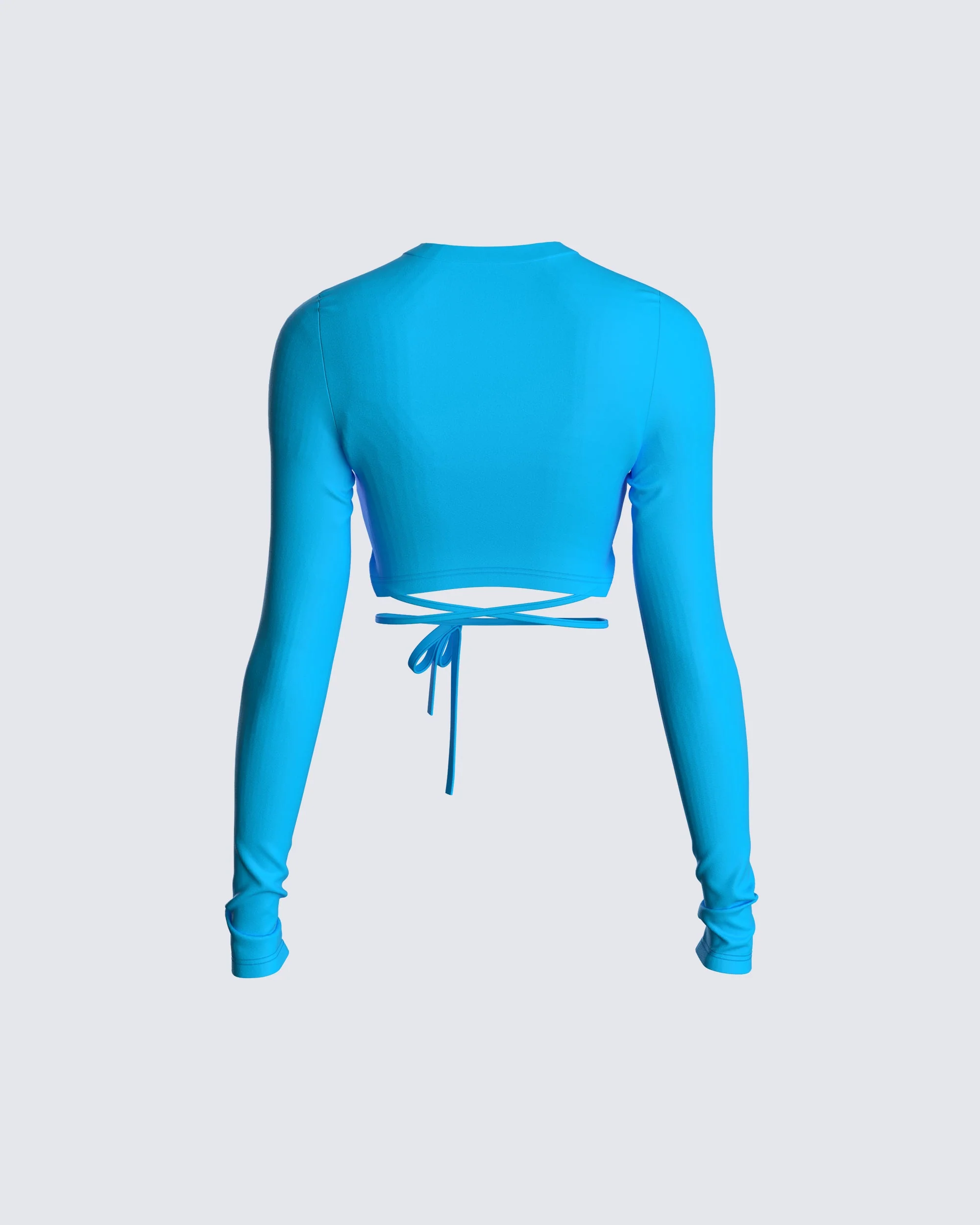 Cameron Blue Long Sleeve Top - Image 3