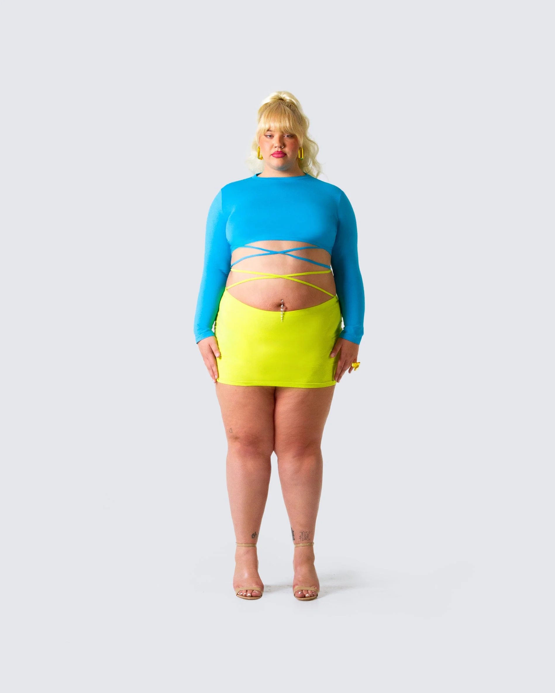 Cameron Blue Long Sleeve Top - Image 5
