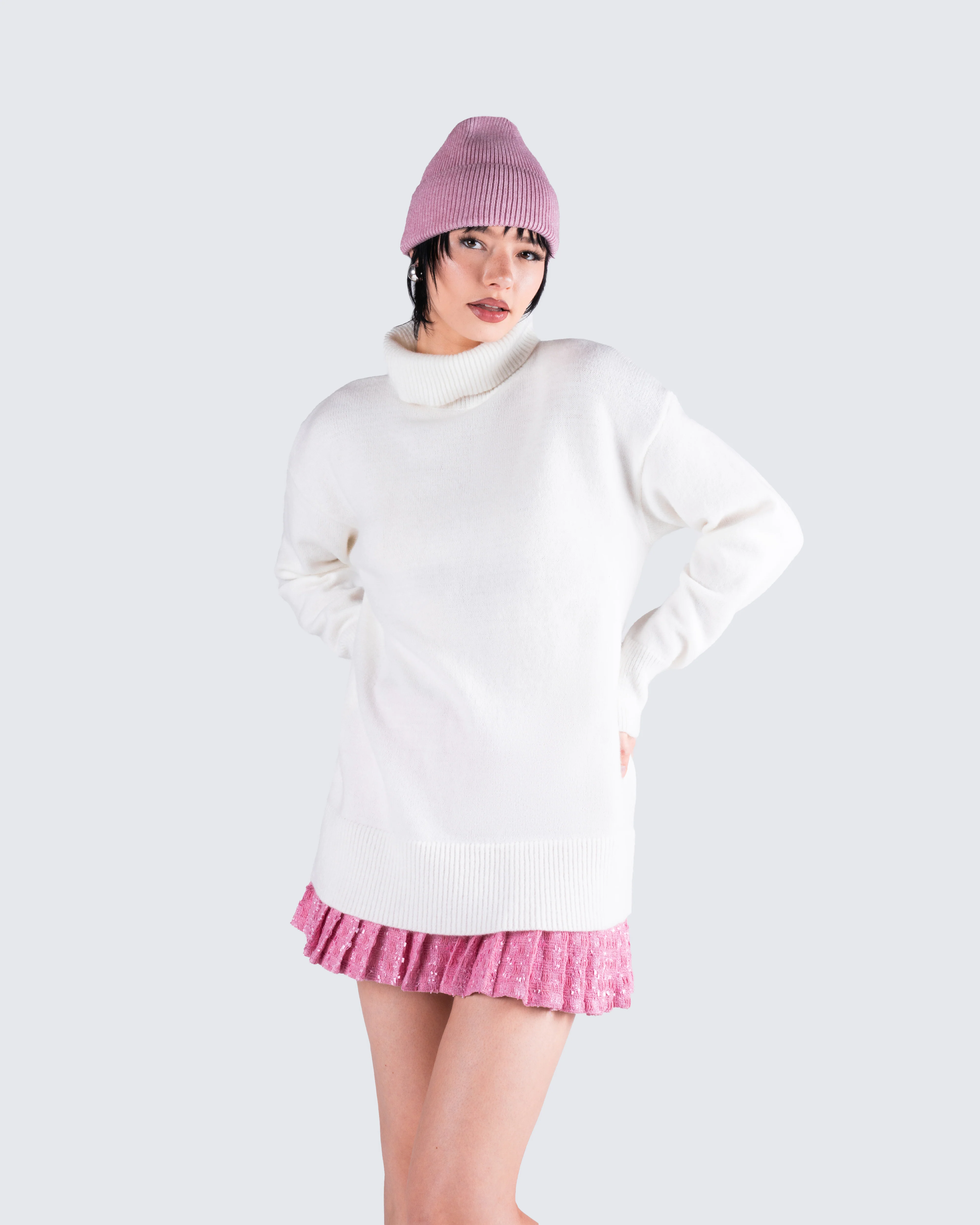 Carissa Ivory Sweater Knit Top - Image 8