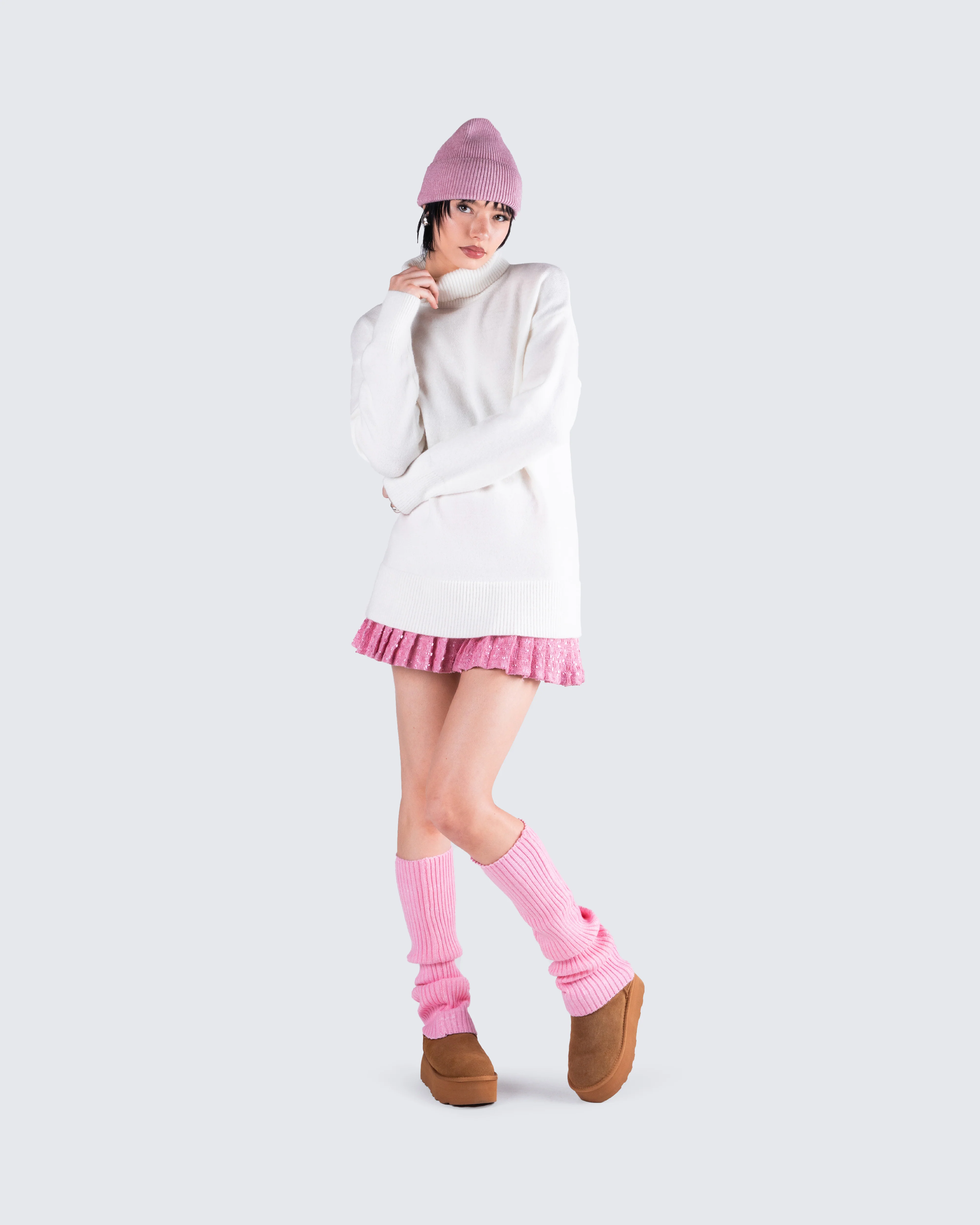 Carissa Ivory Sweater Knit Top - Image 9