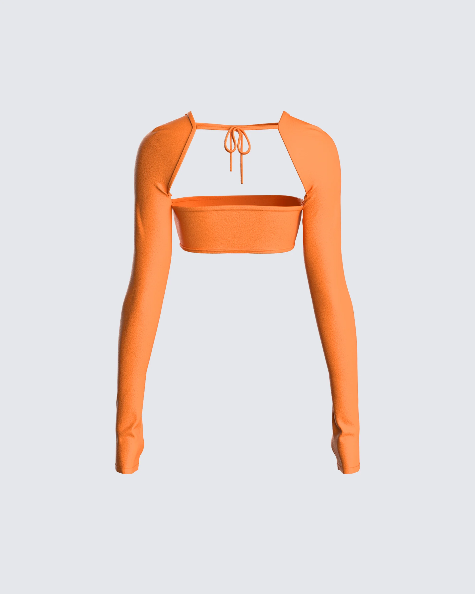 Carmina Orange Bandeau & Shrug - Image 3