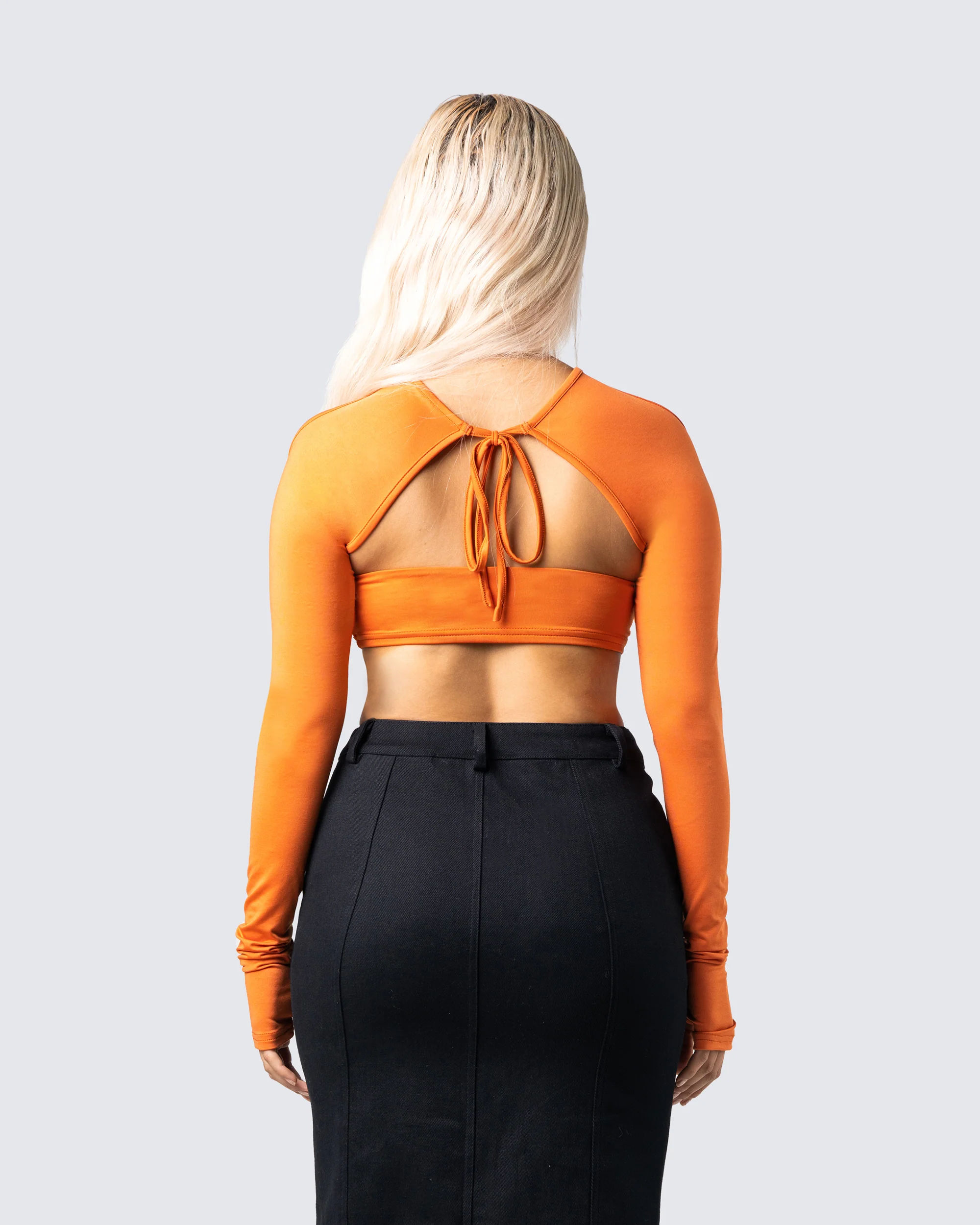 Carmina Orange Bandeau & Shrug - Image 6