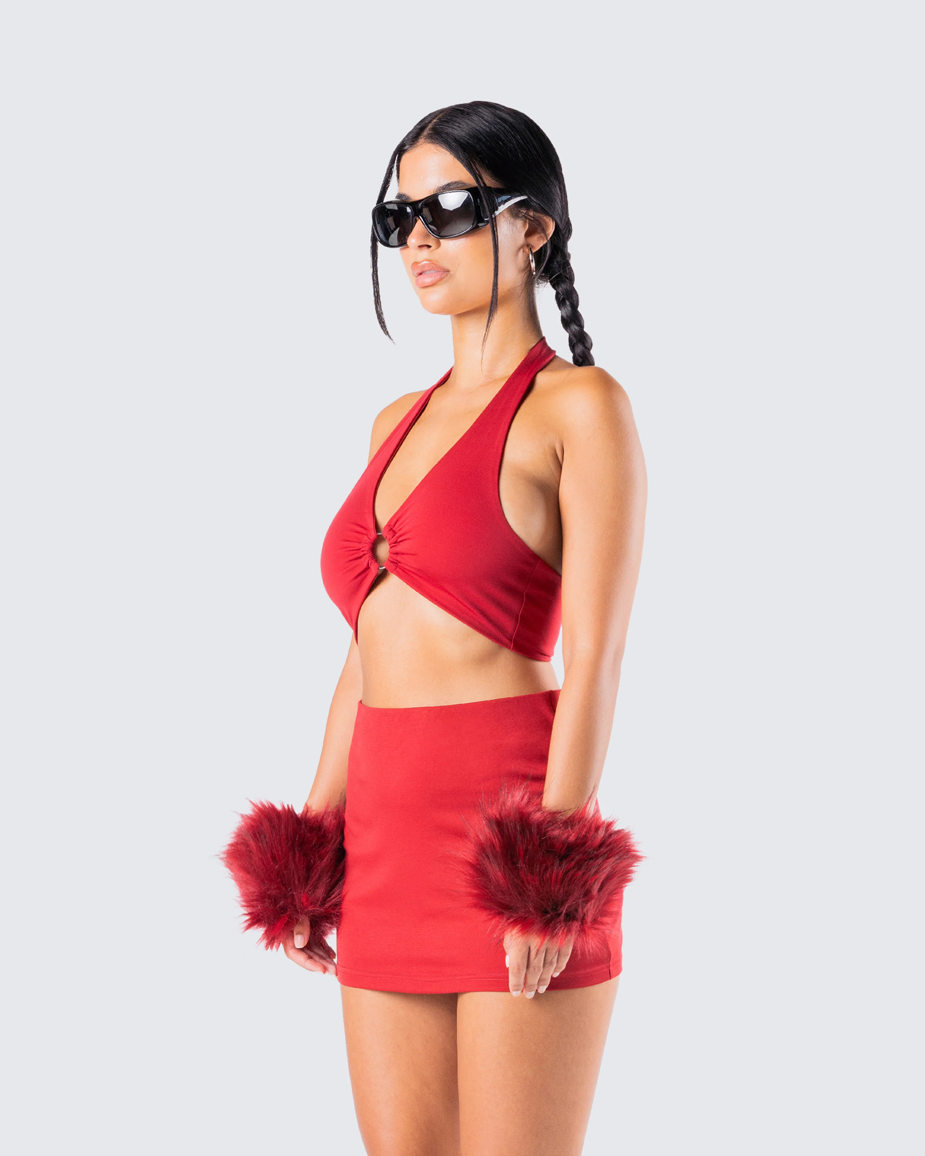 Carolina Red Halter Top - Image 5