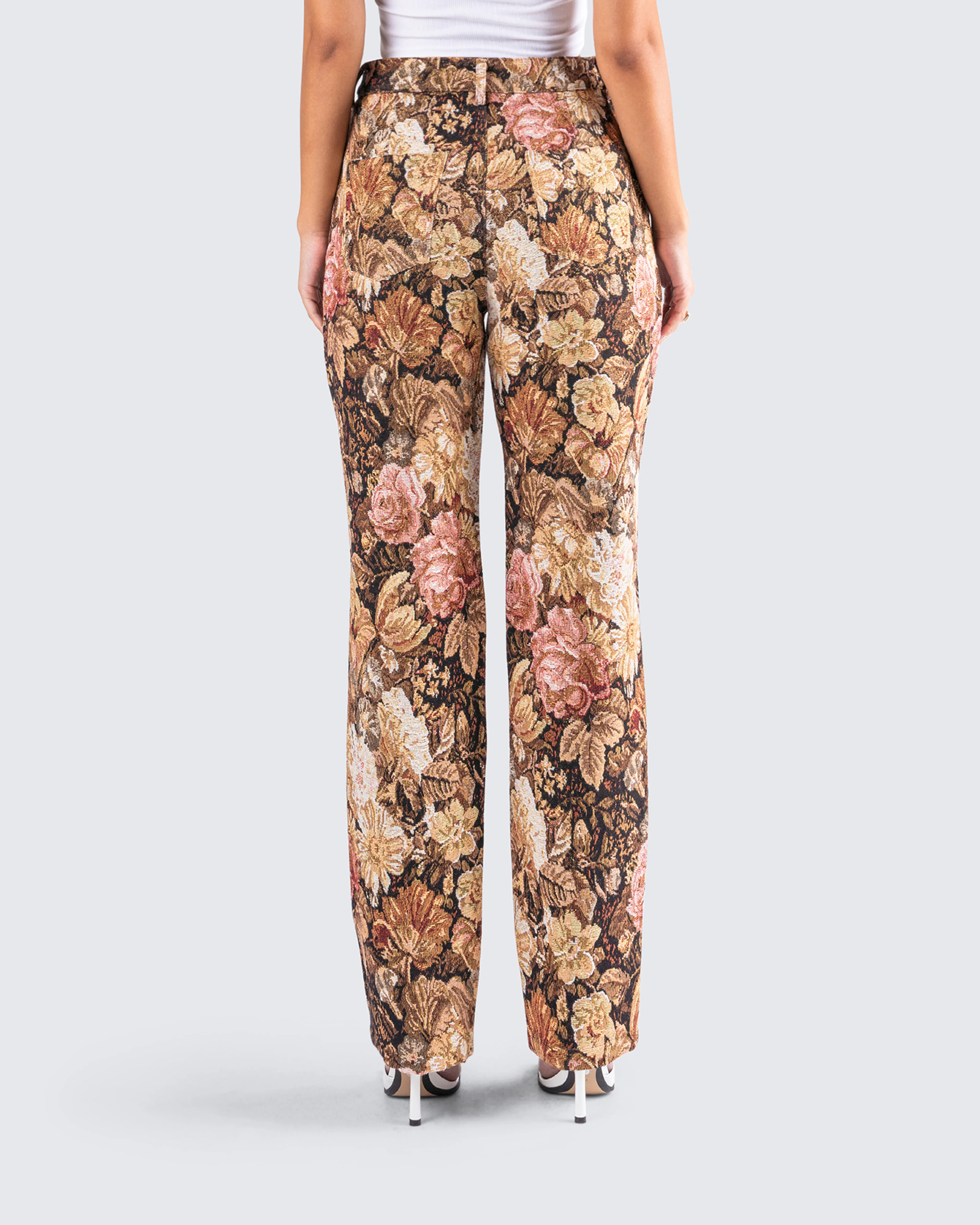 Chado Florally Yours Jacquard Pants - Image 7