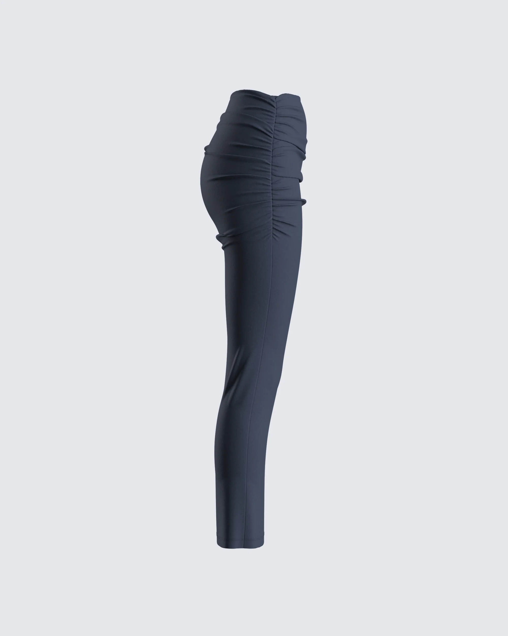 Charlize Navy Maxi Skirt - Image 2