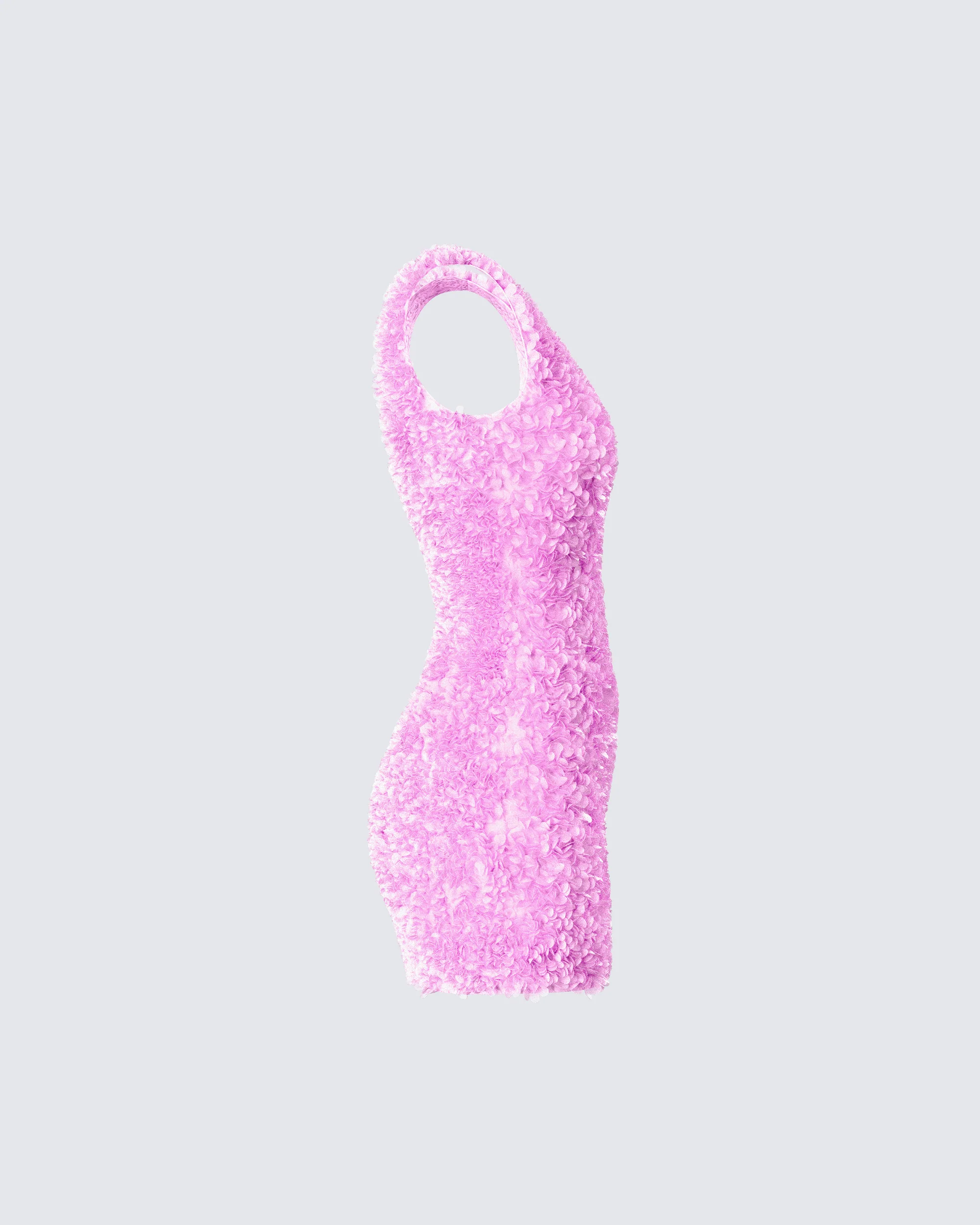 Christy Pink Petal Mini Dress - Image 2