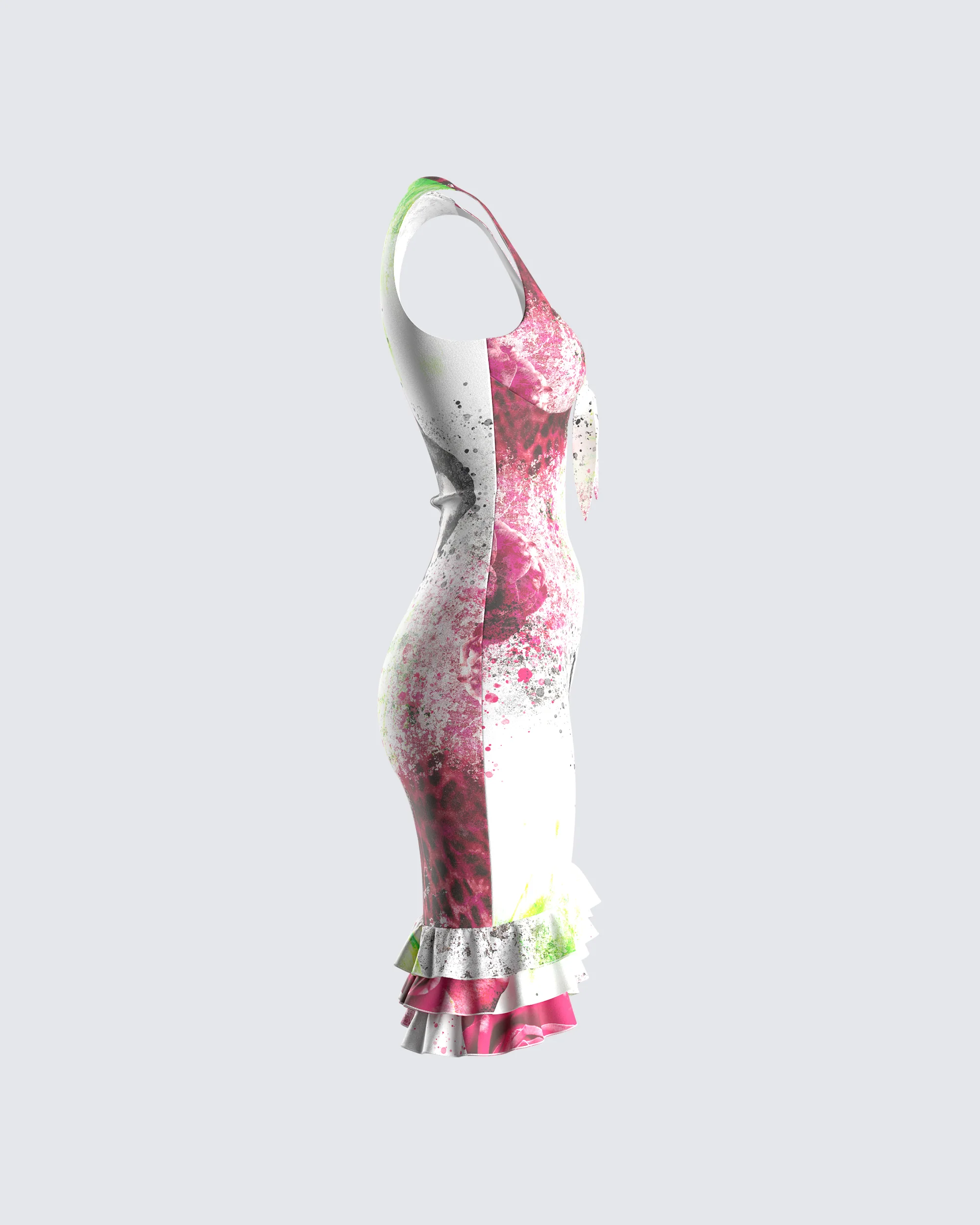 Clarice Floral Print Dress - Image 2
