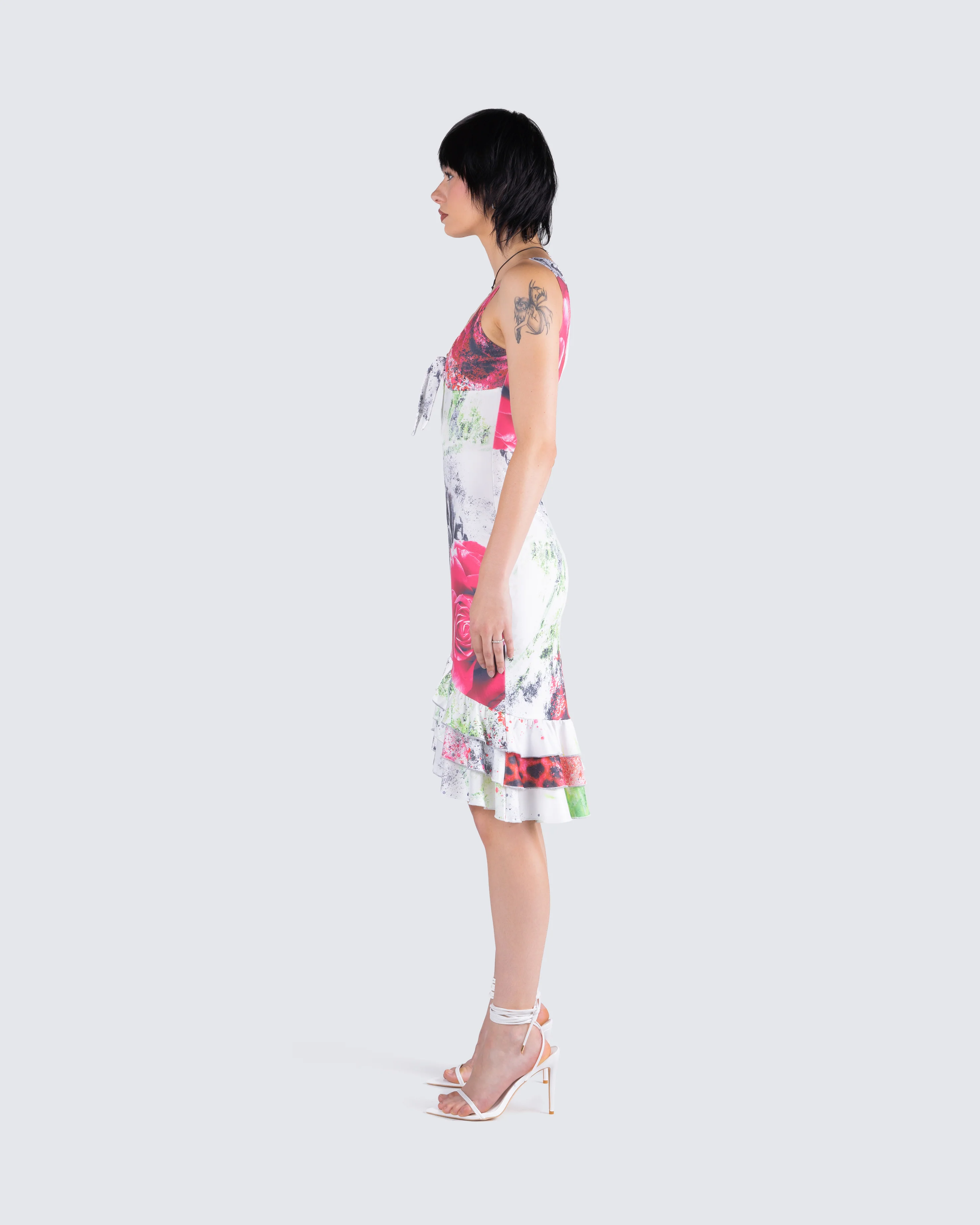 Clarice Floral Print Dress - Image 5